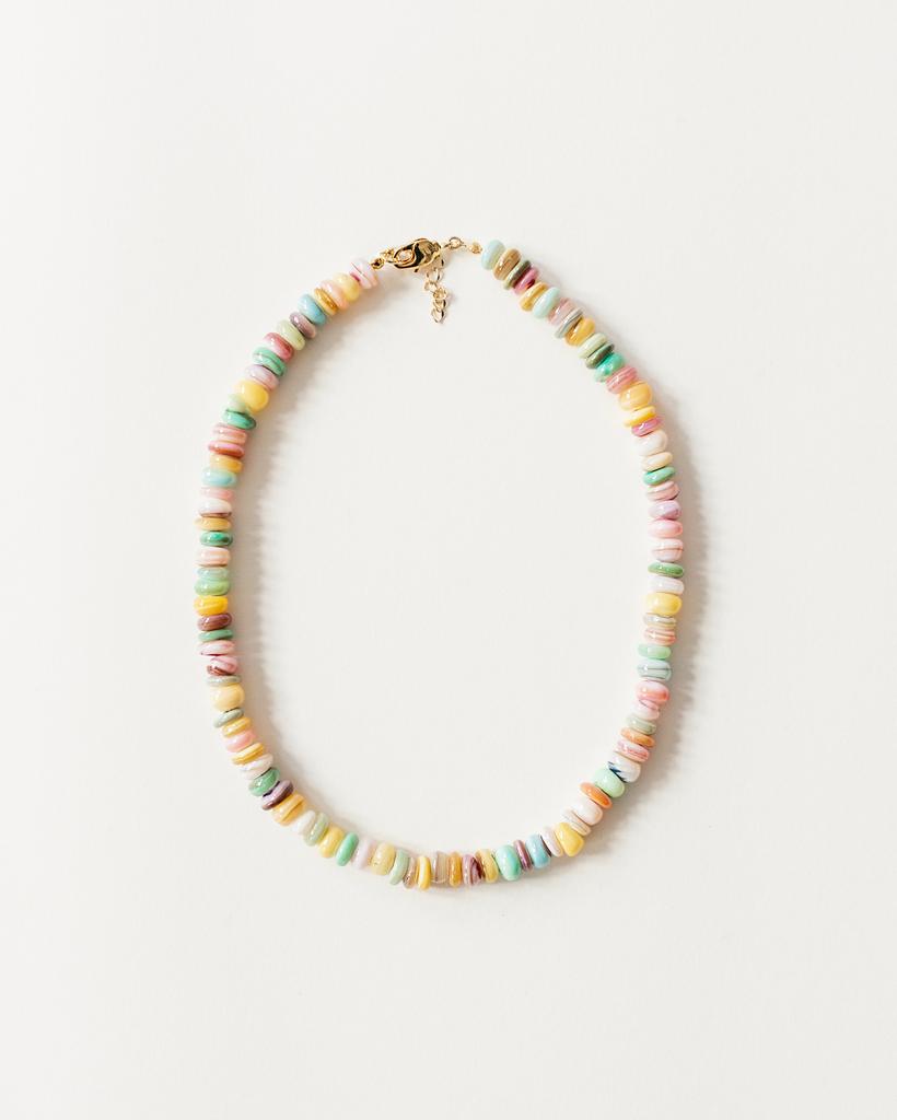 Чокер из цветного перламутра