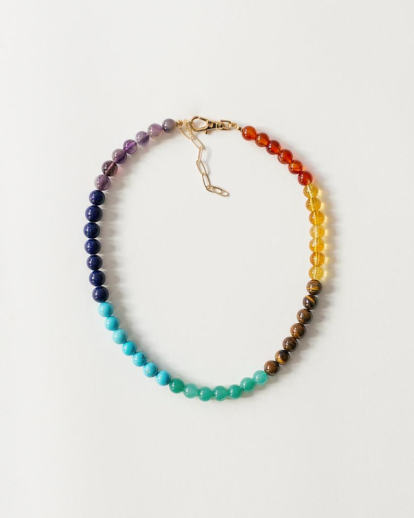 Чокер микс камней