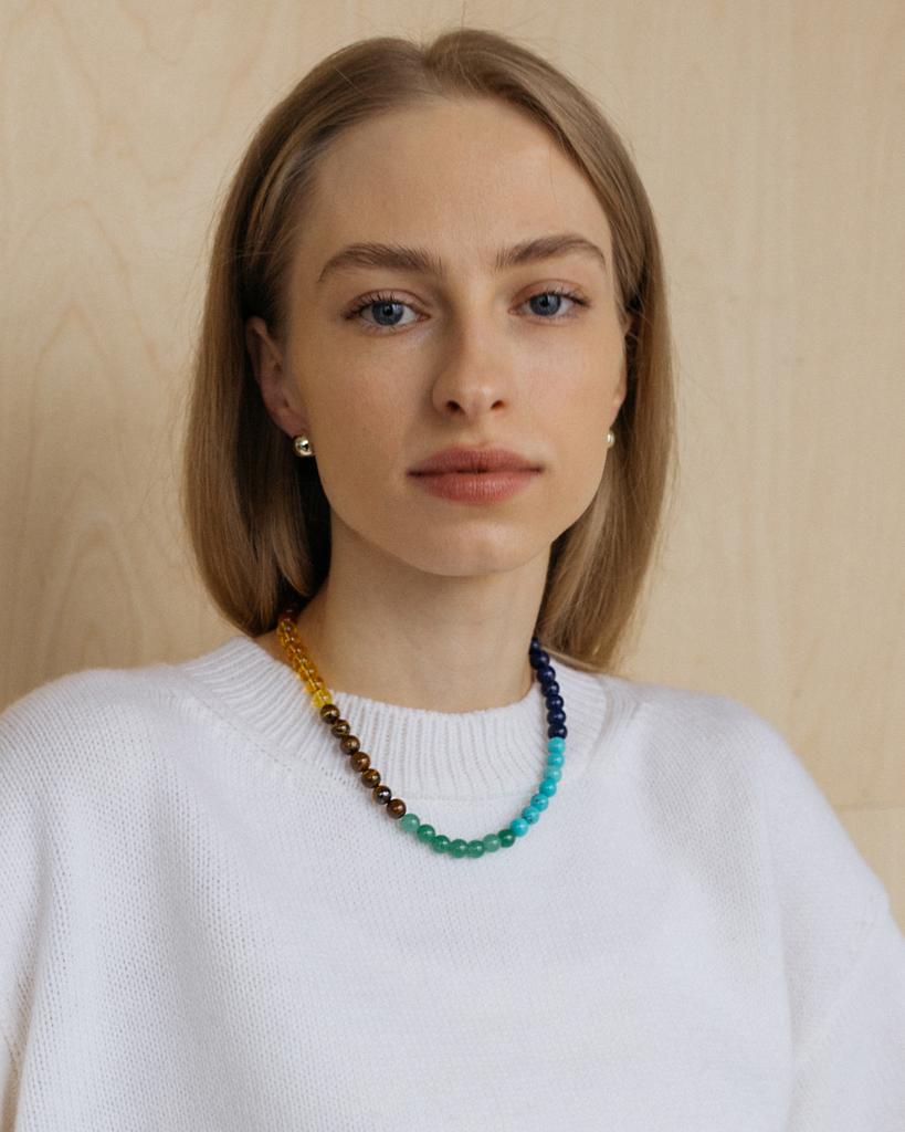 Чокер микс камней