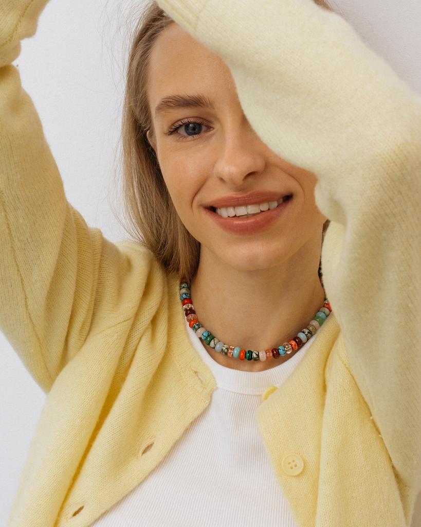 Чокер микс камней