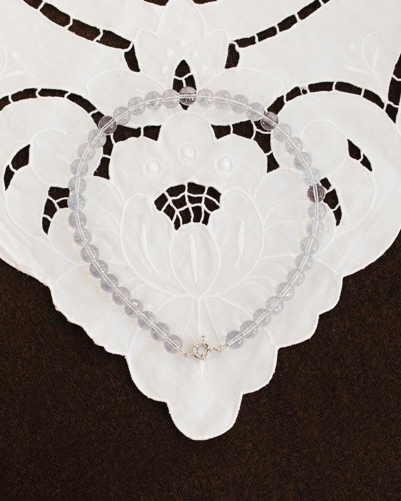 Чокер из тонированного хрусталя