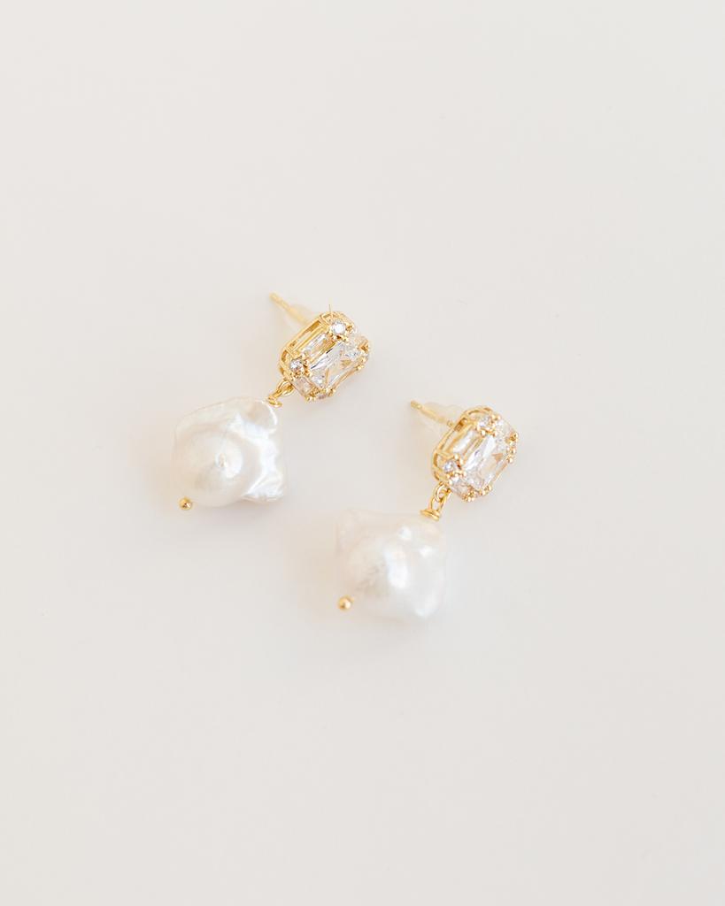 Серьги с барочным жемчугом