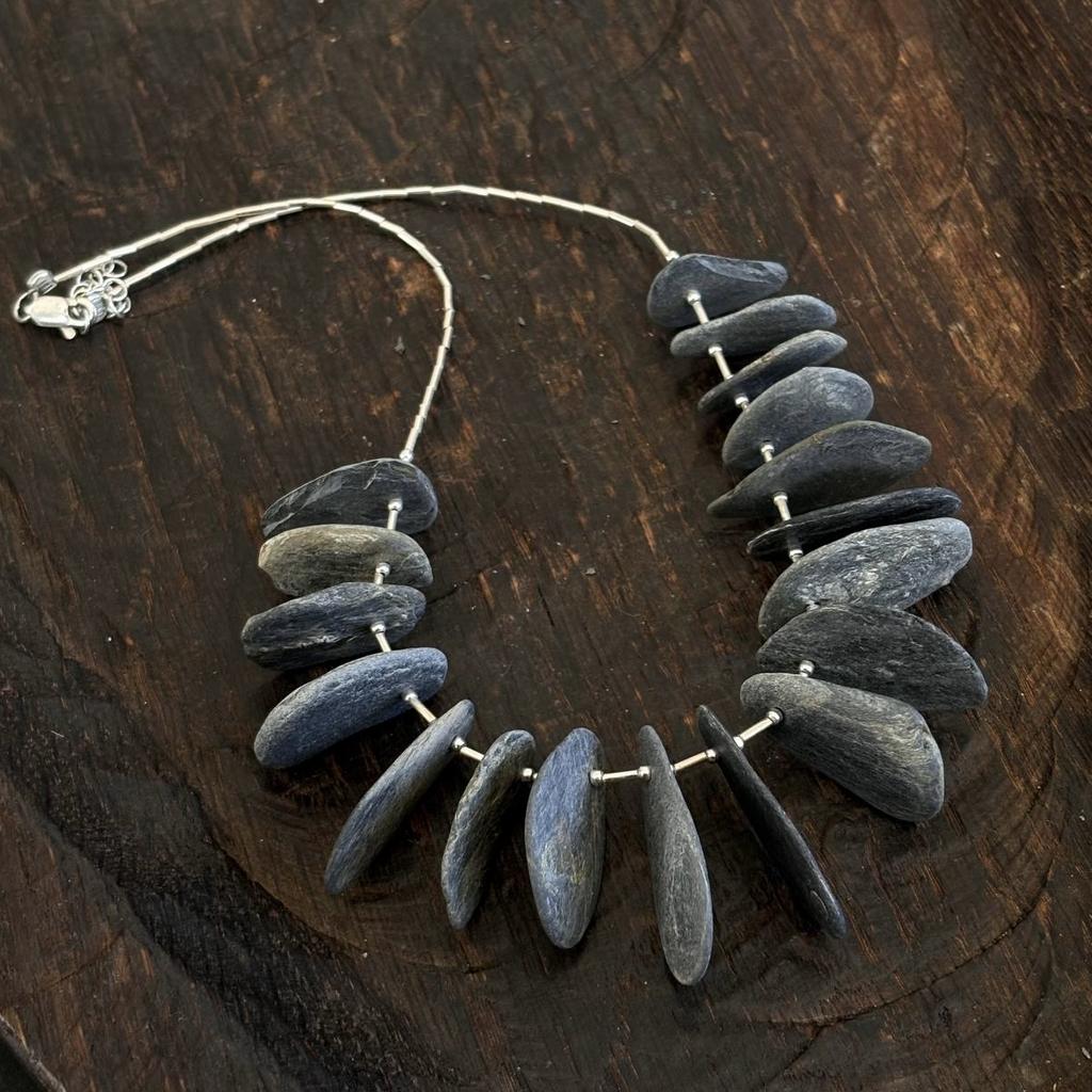 ожерелье из морской гальки#2