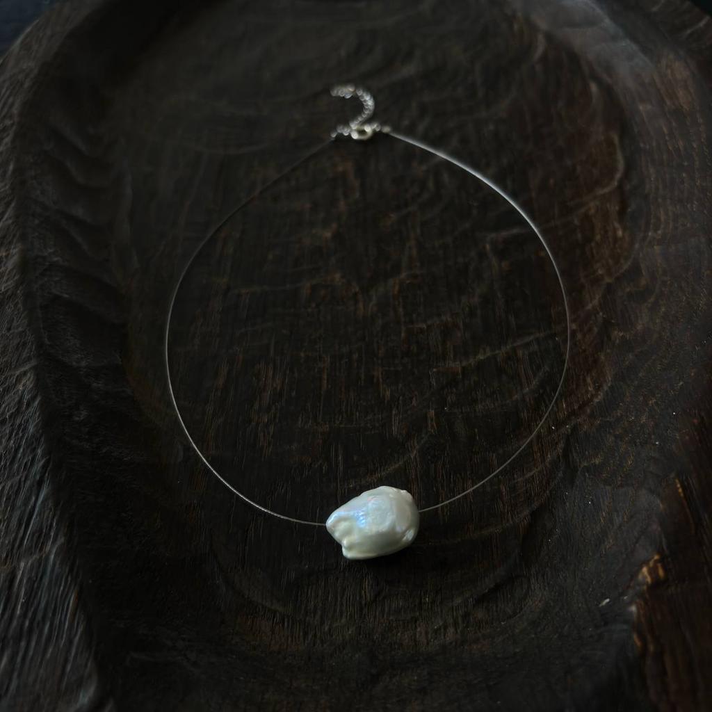 натуральный жемчуг на леске