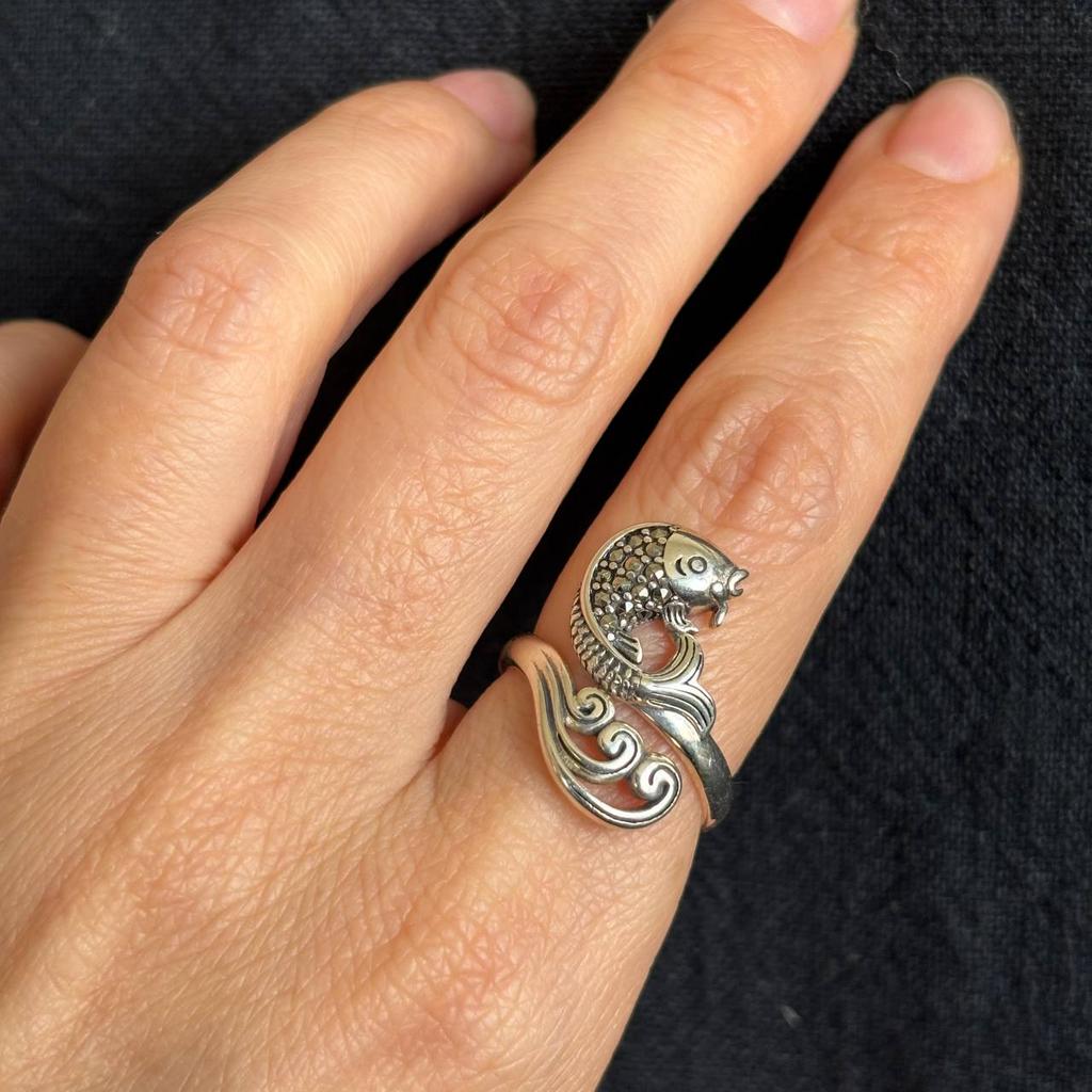 кольцо в виде рыбы