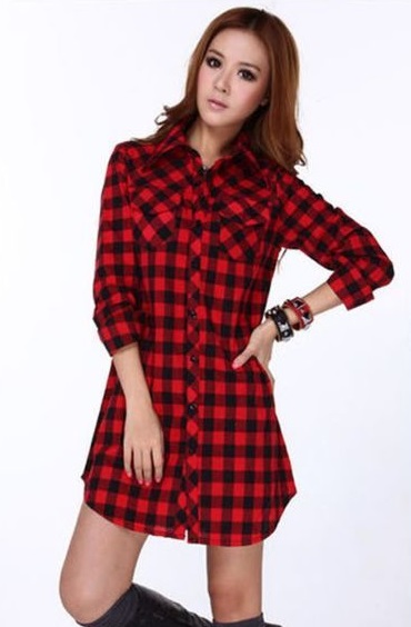 Выкройка рубашки-туники W_004