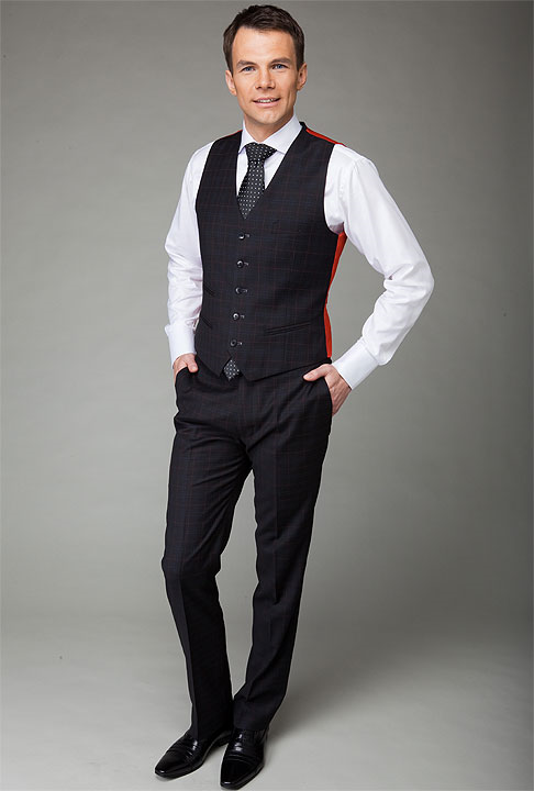 Выкройка мужского жилета М_001