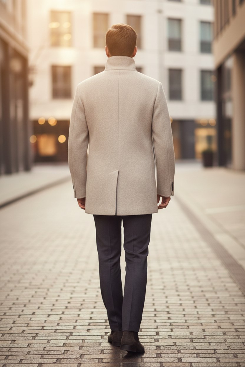 Выкройка мужского пальто М_002