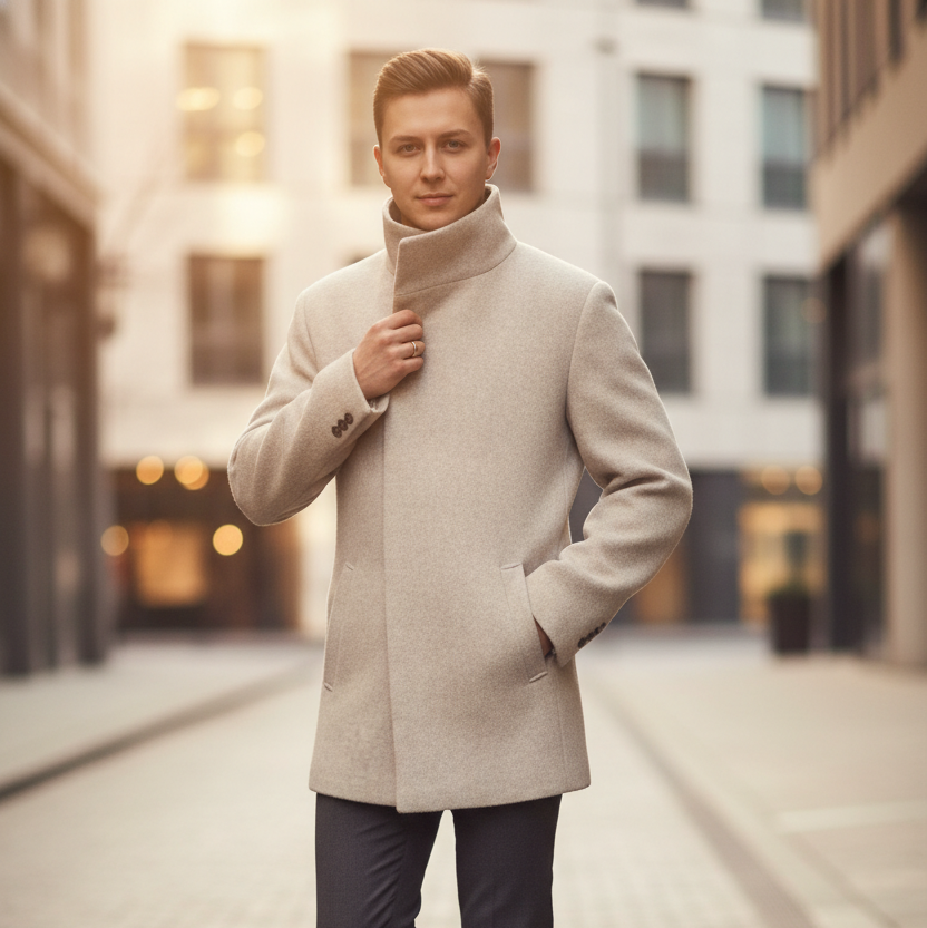 выкройка мужского пальто с потайной застежкой