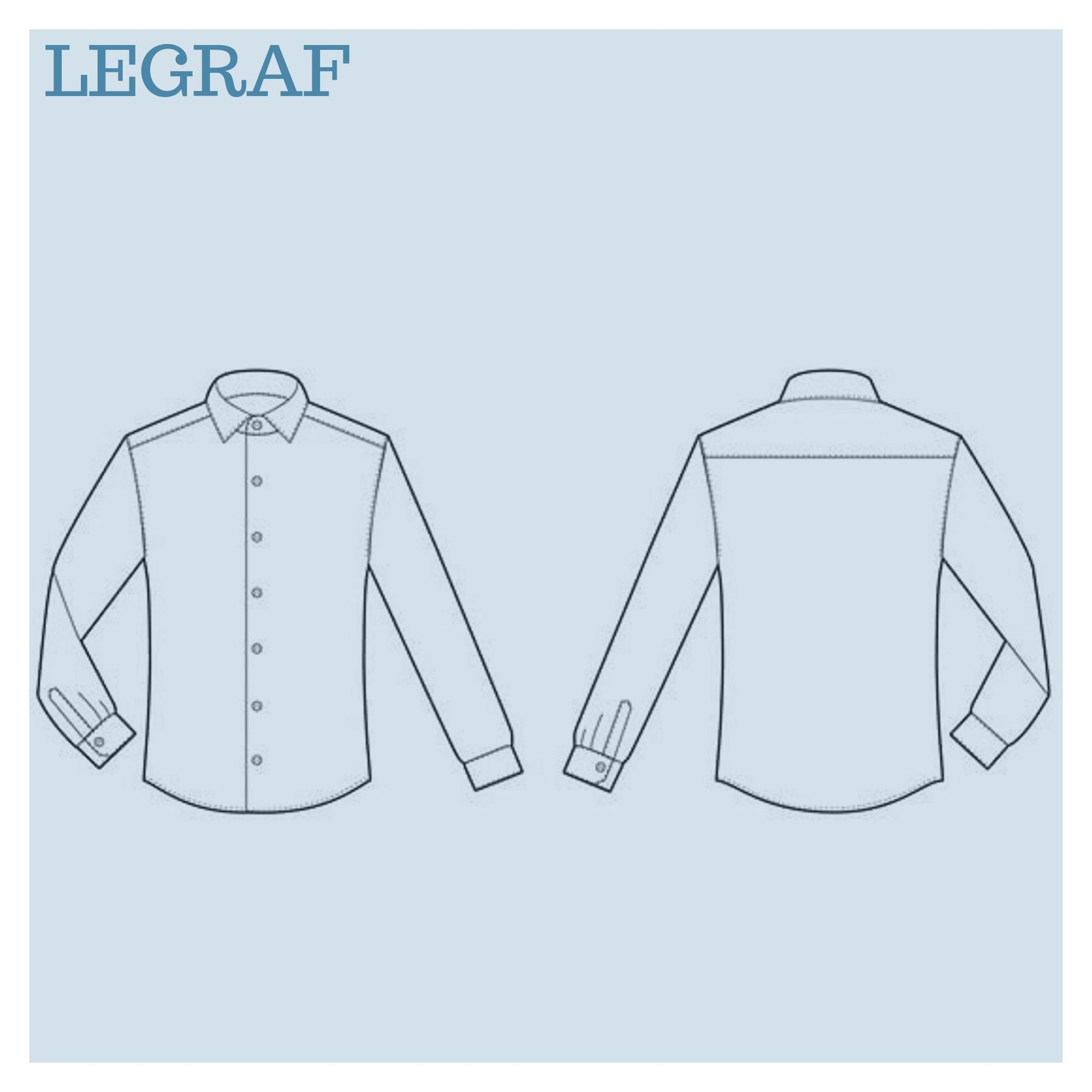 выкройка мужской рубашки legraf