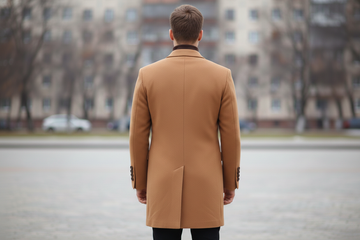 Выкройка мужского пальто М_012