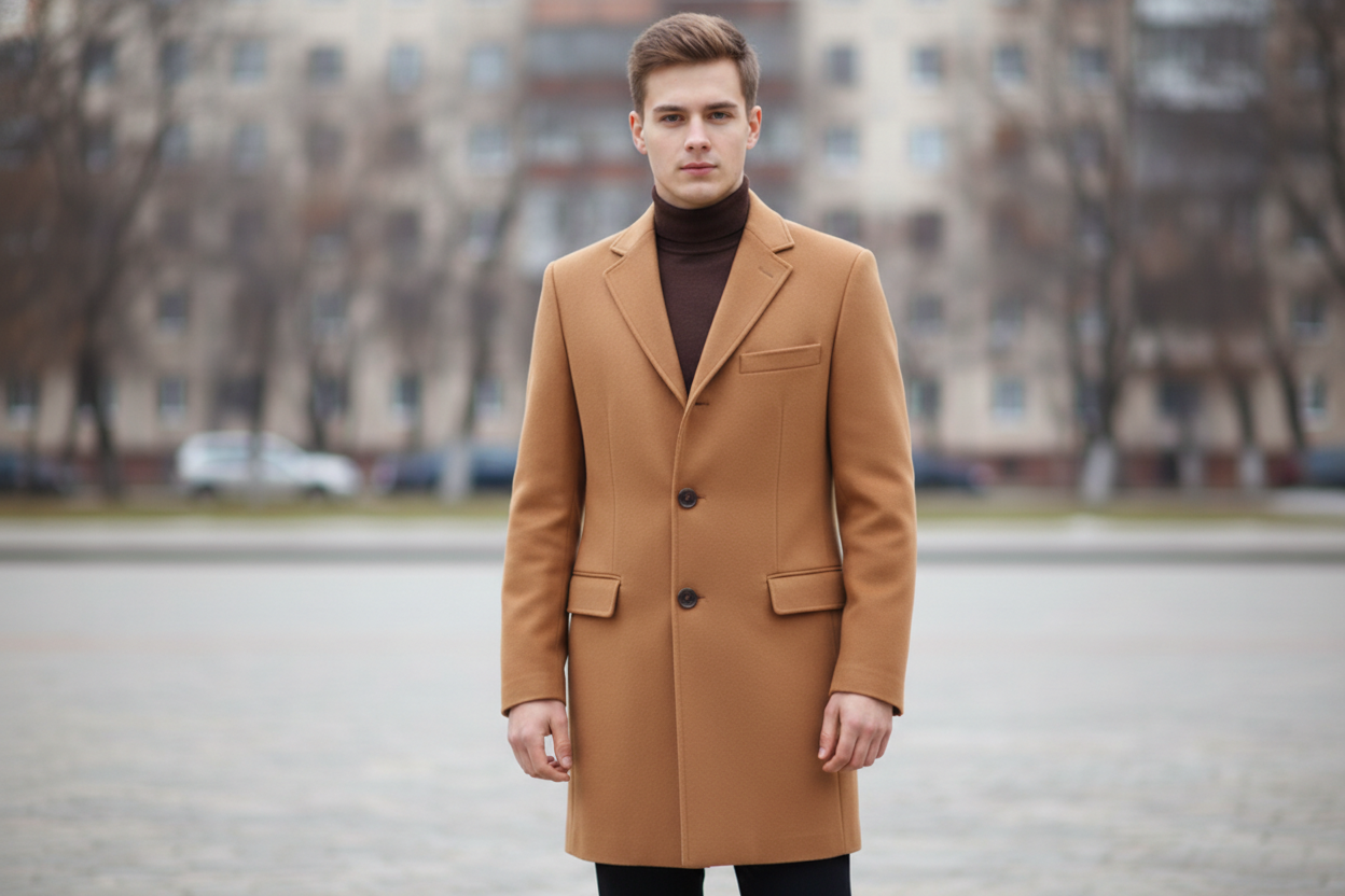 Выкройка мужского пальто М_012