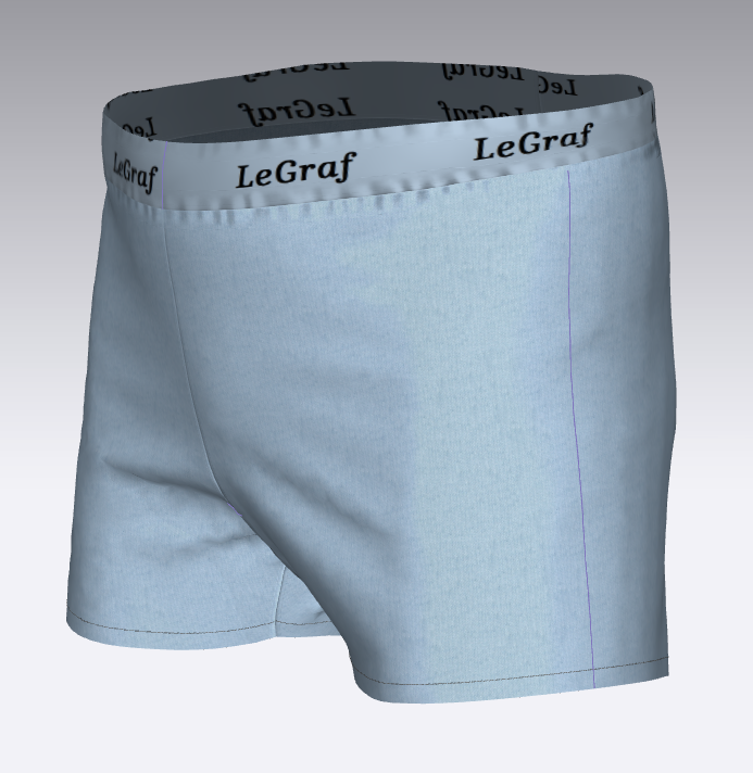 Лекала мужских трусов М_018