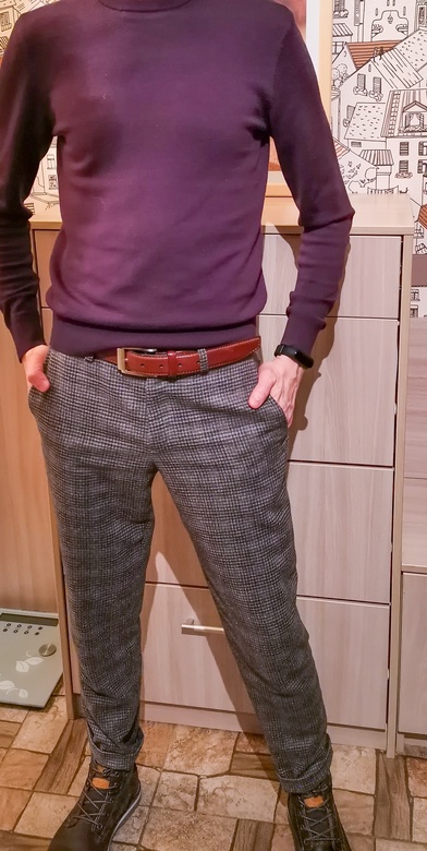 Выкройка мужских брюк М_008