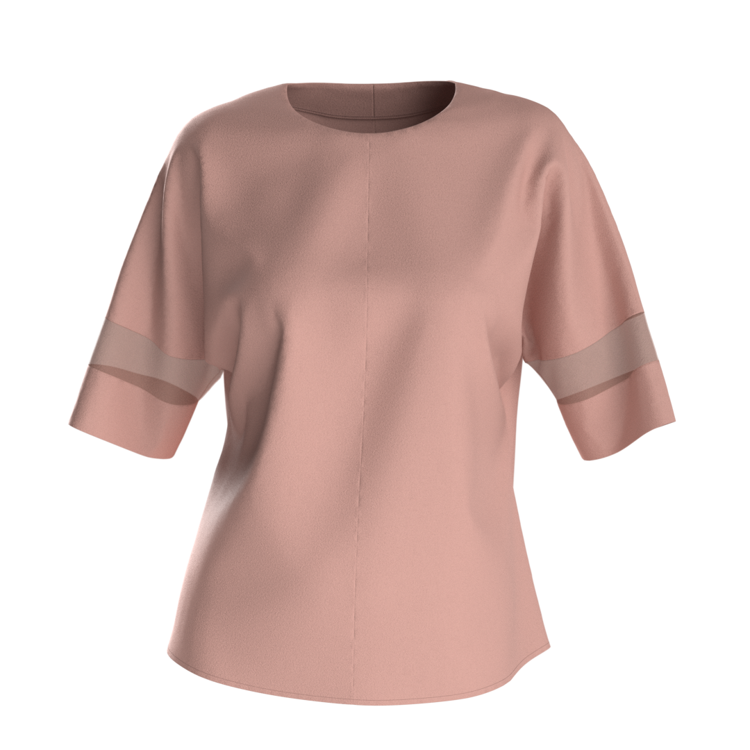 Выкройка блузки W_026