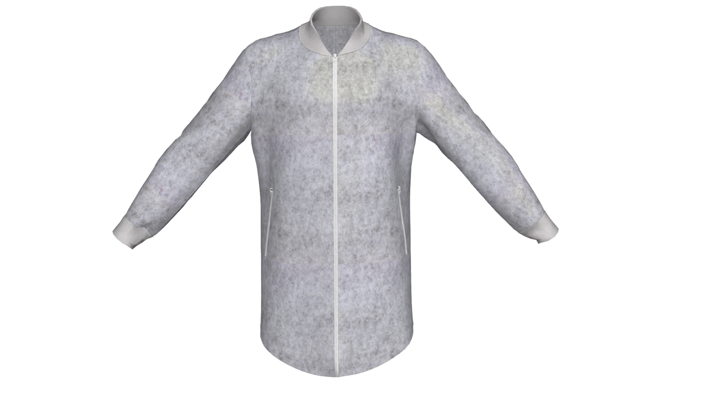 Выкройка мужского пальто а-ля бомбер М_020