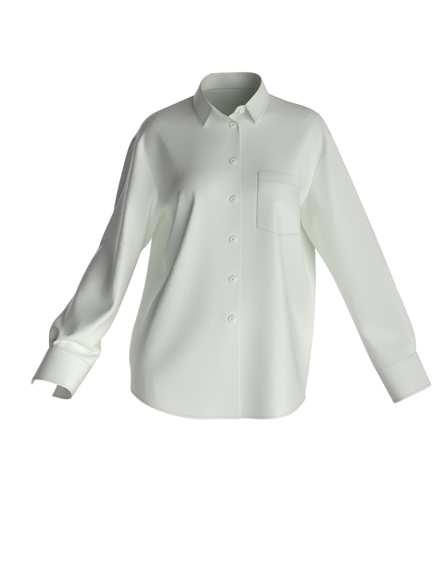 Выкройка рубашки оверсайз W_031