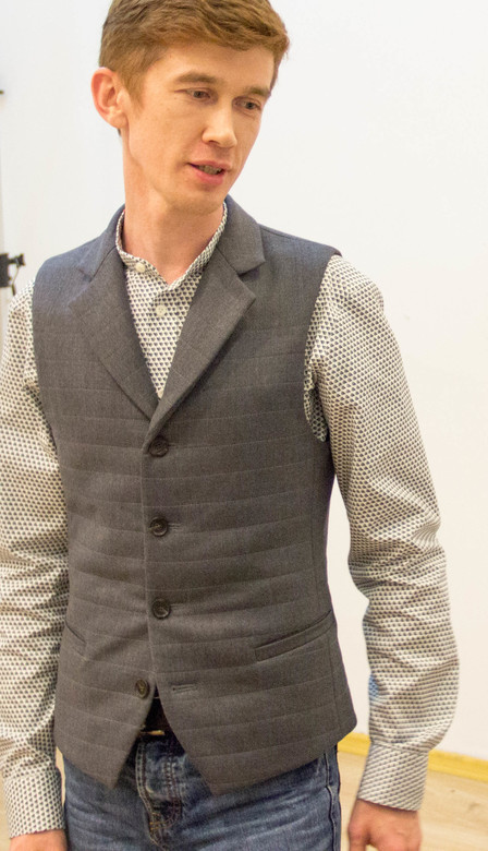 Выкройка стеганого жилета М_032