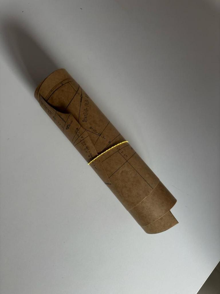 Выкройка базовой основы на картоне