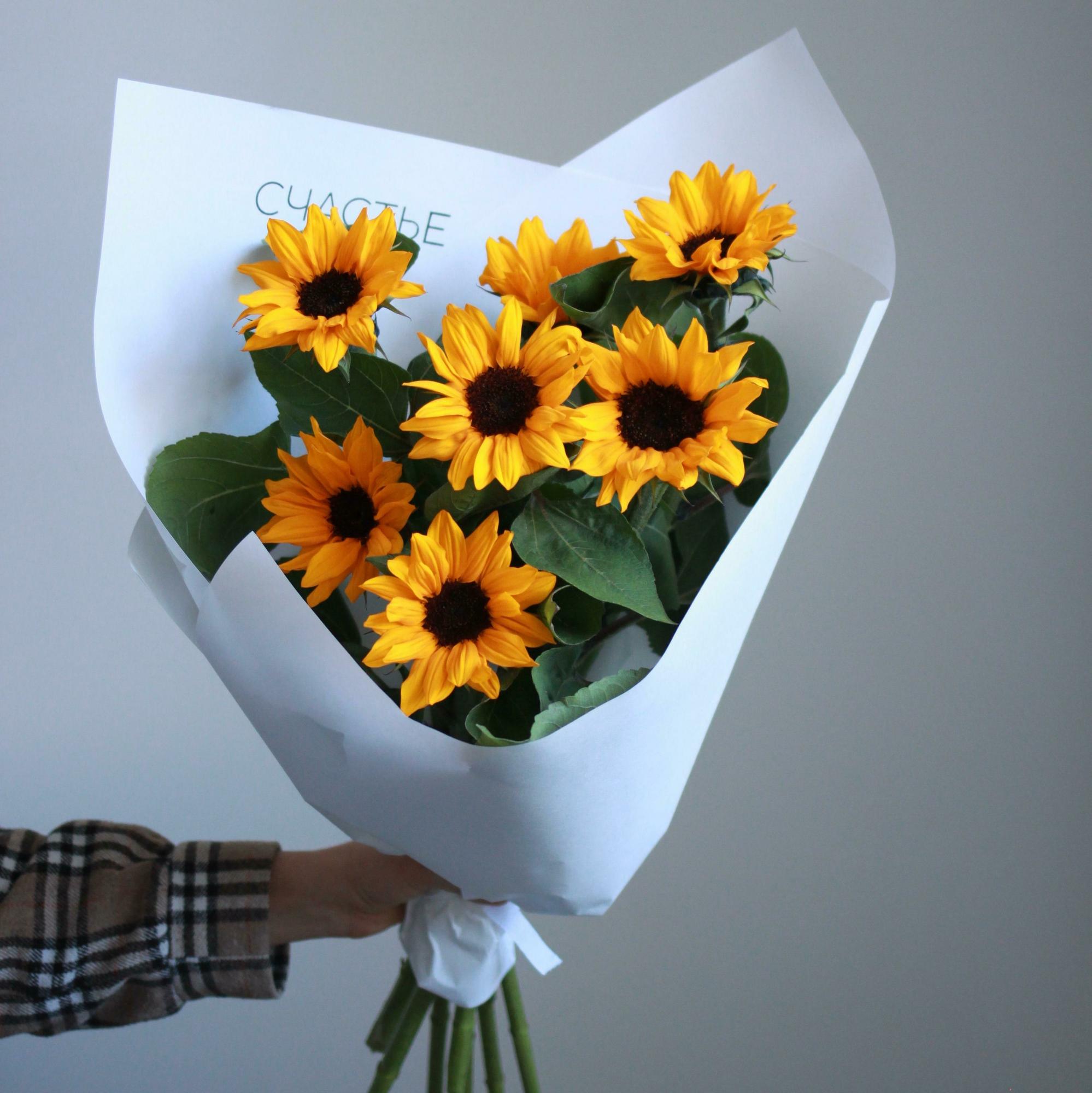 Букет подсолнухов