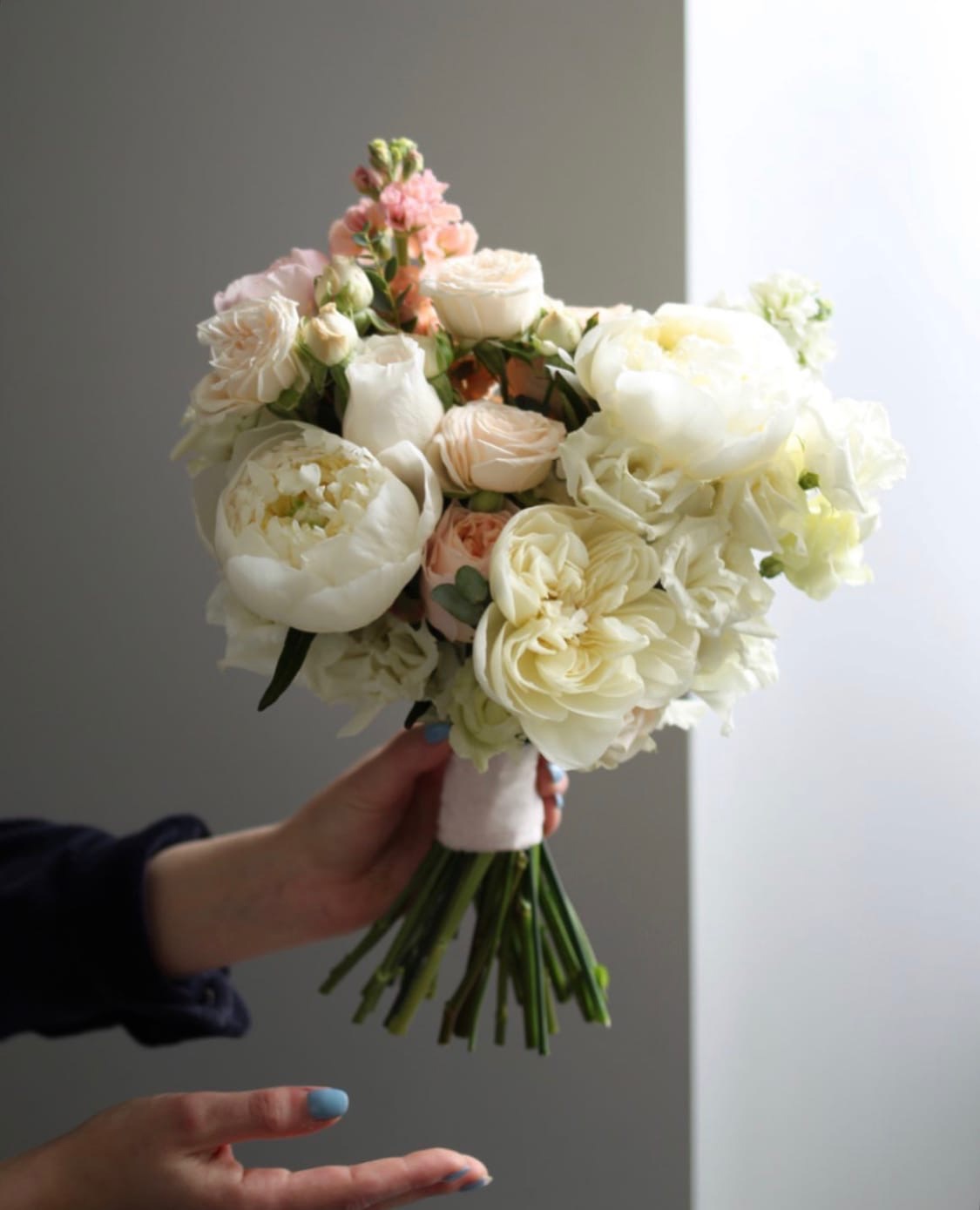 Букет невесты воздушный