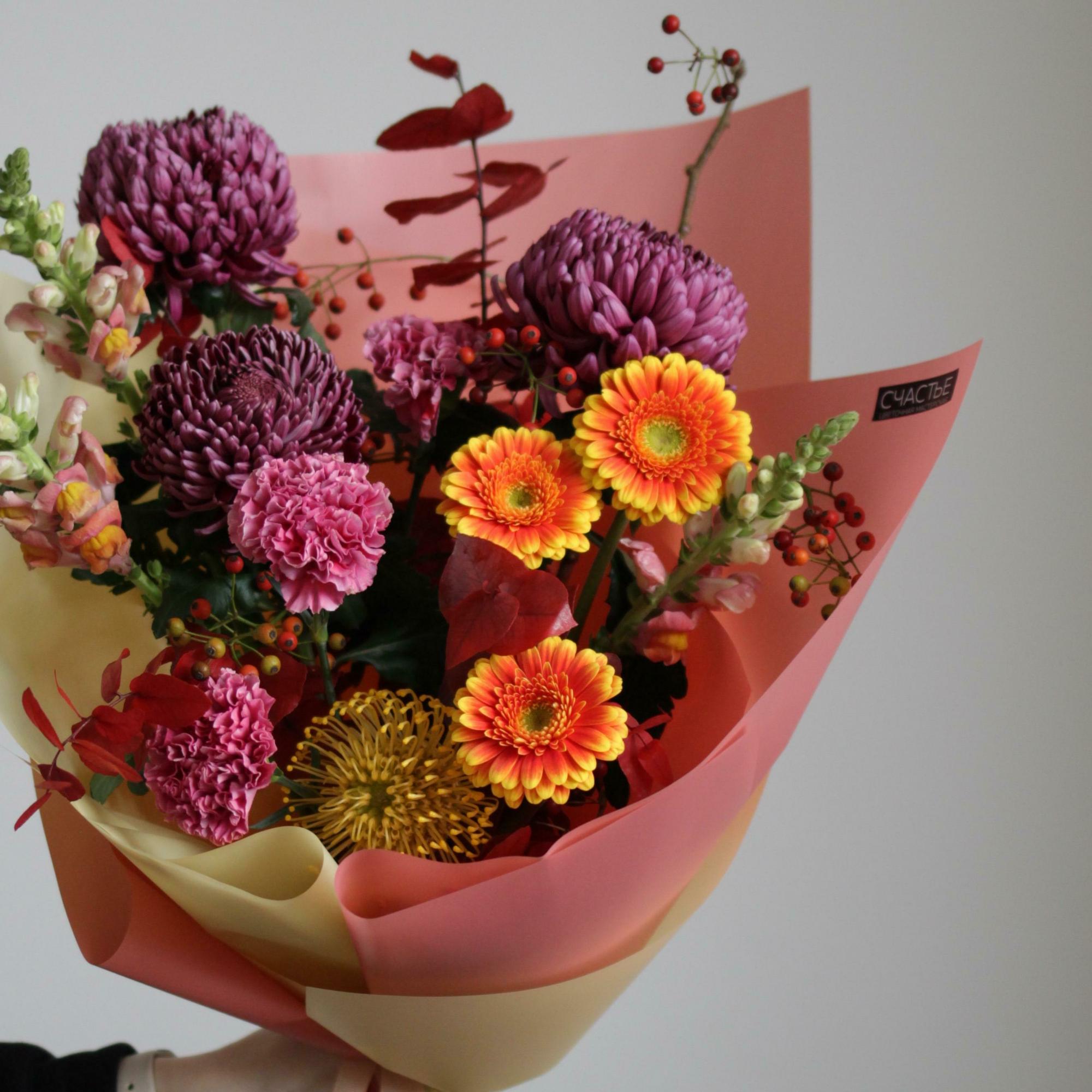 Черничный букет с персиковым акцентом