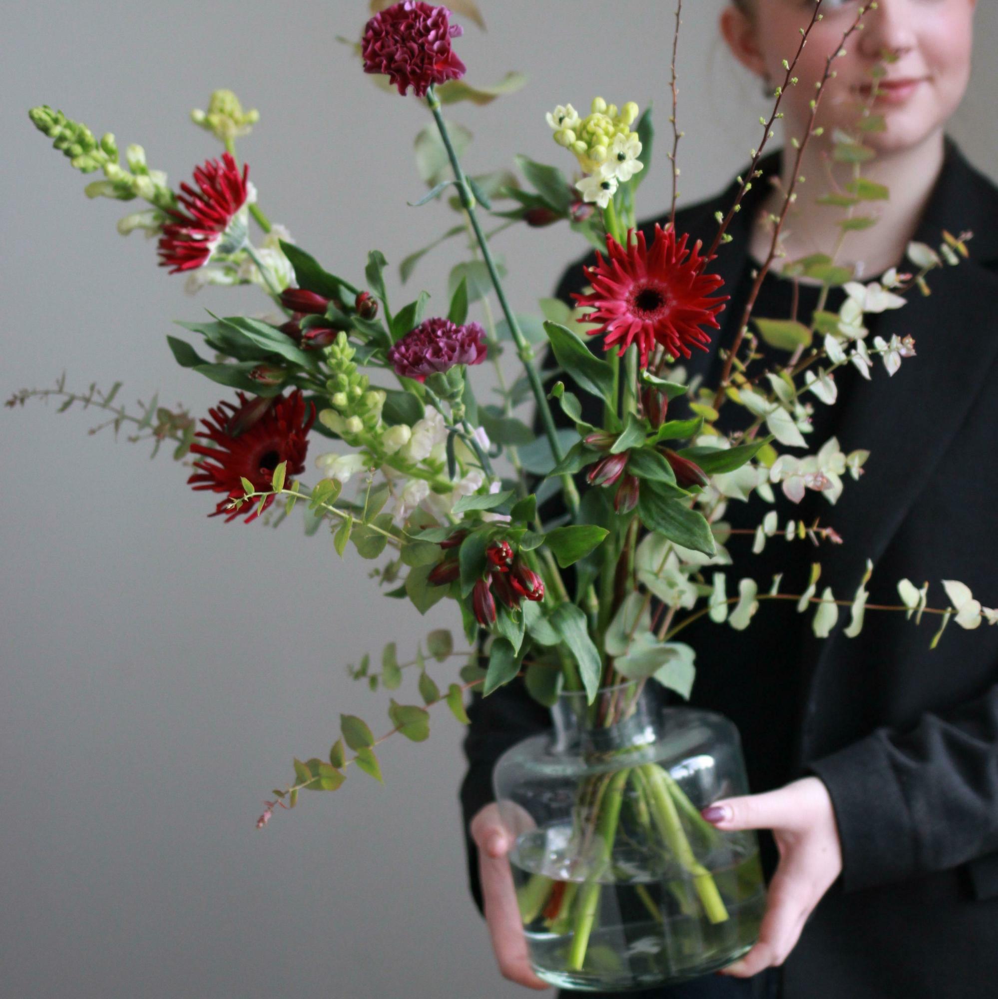 Интерьерный букет + ваза