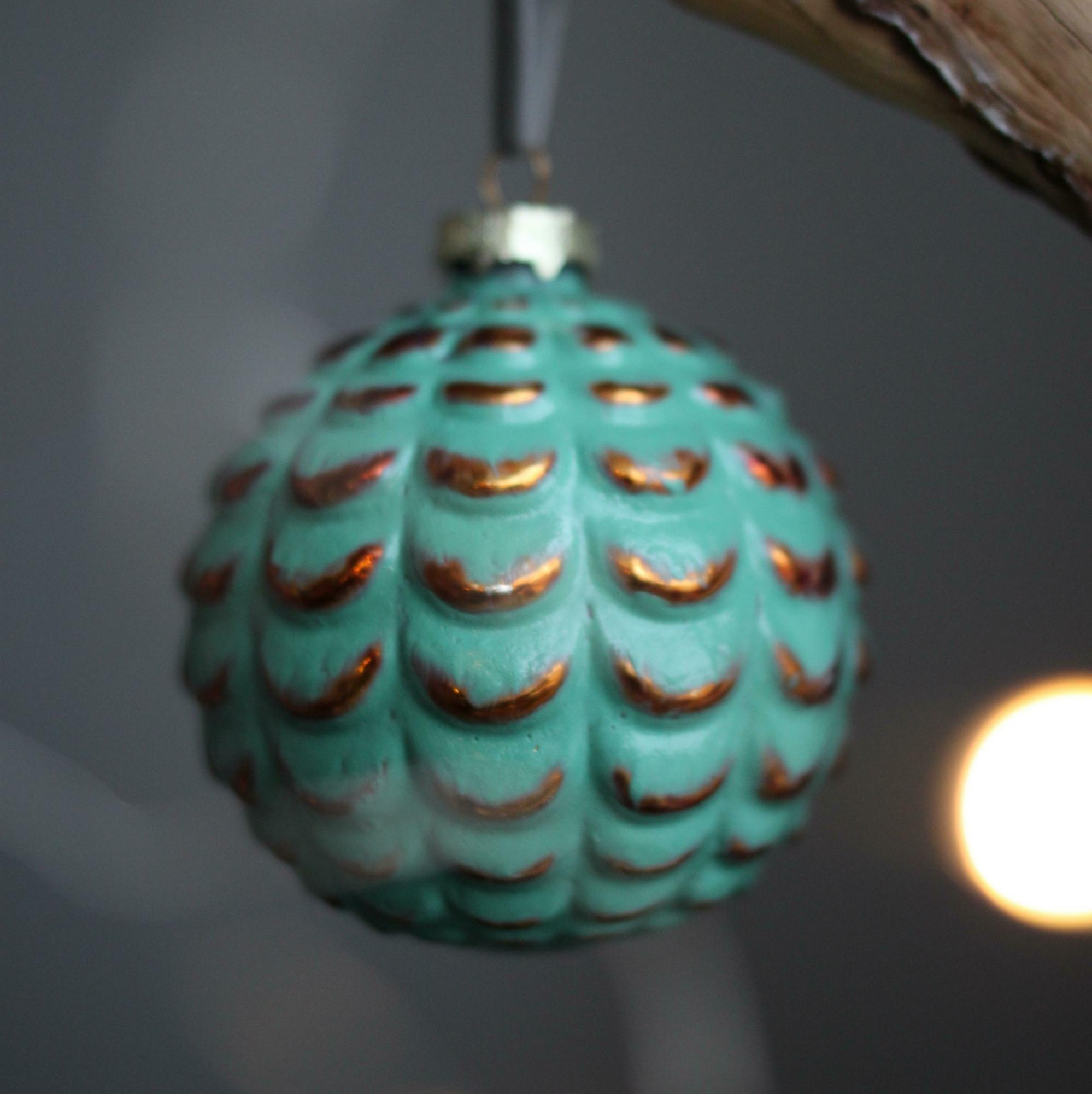 Шар Винтаж бирюзовый