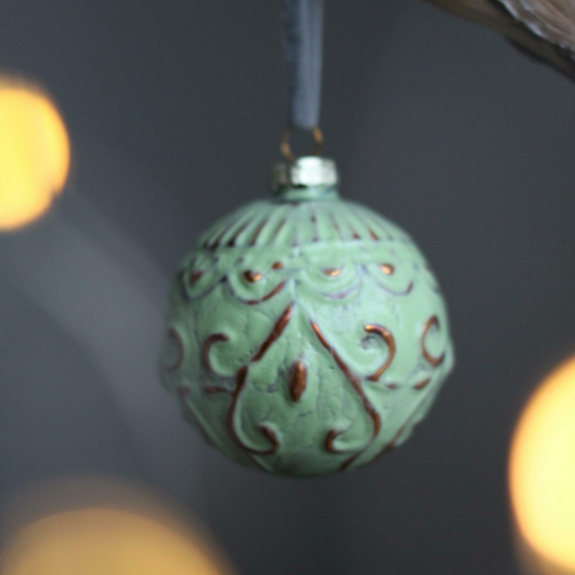 Шар Винтаж зеленый