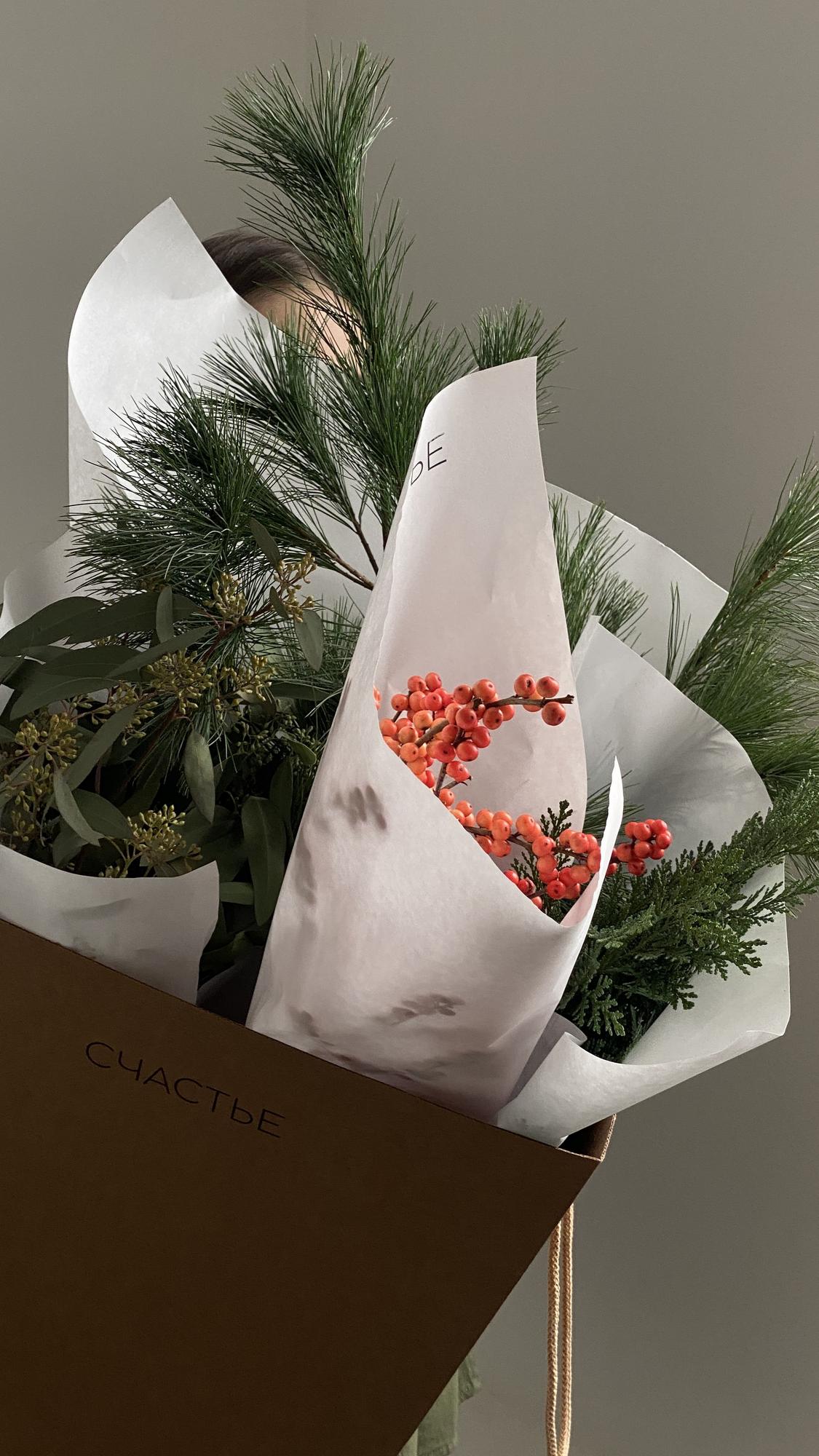 Хвойный набор для вазы