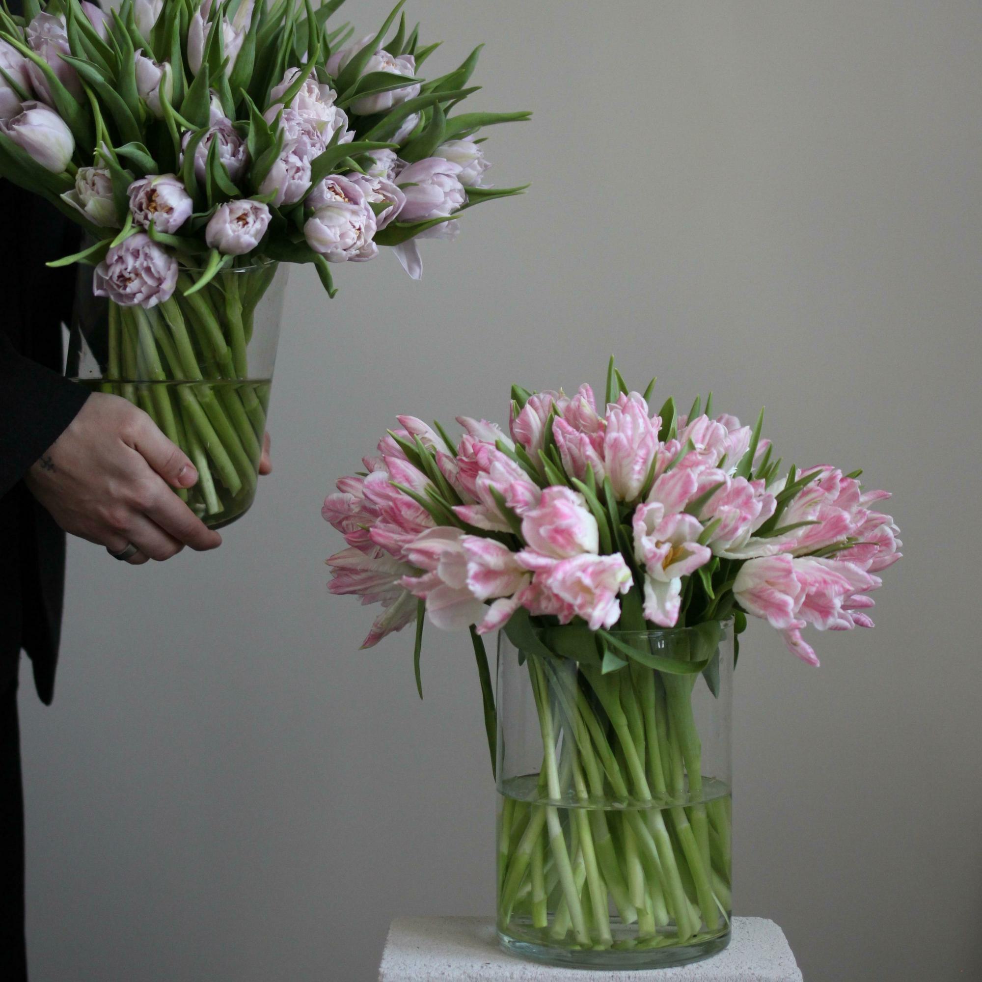 Нежные кружевные тюльпаны