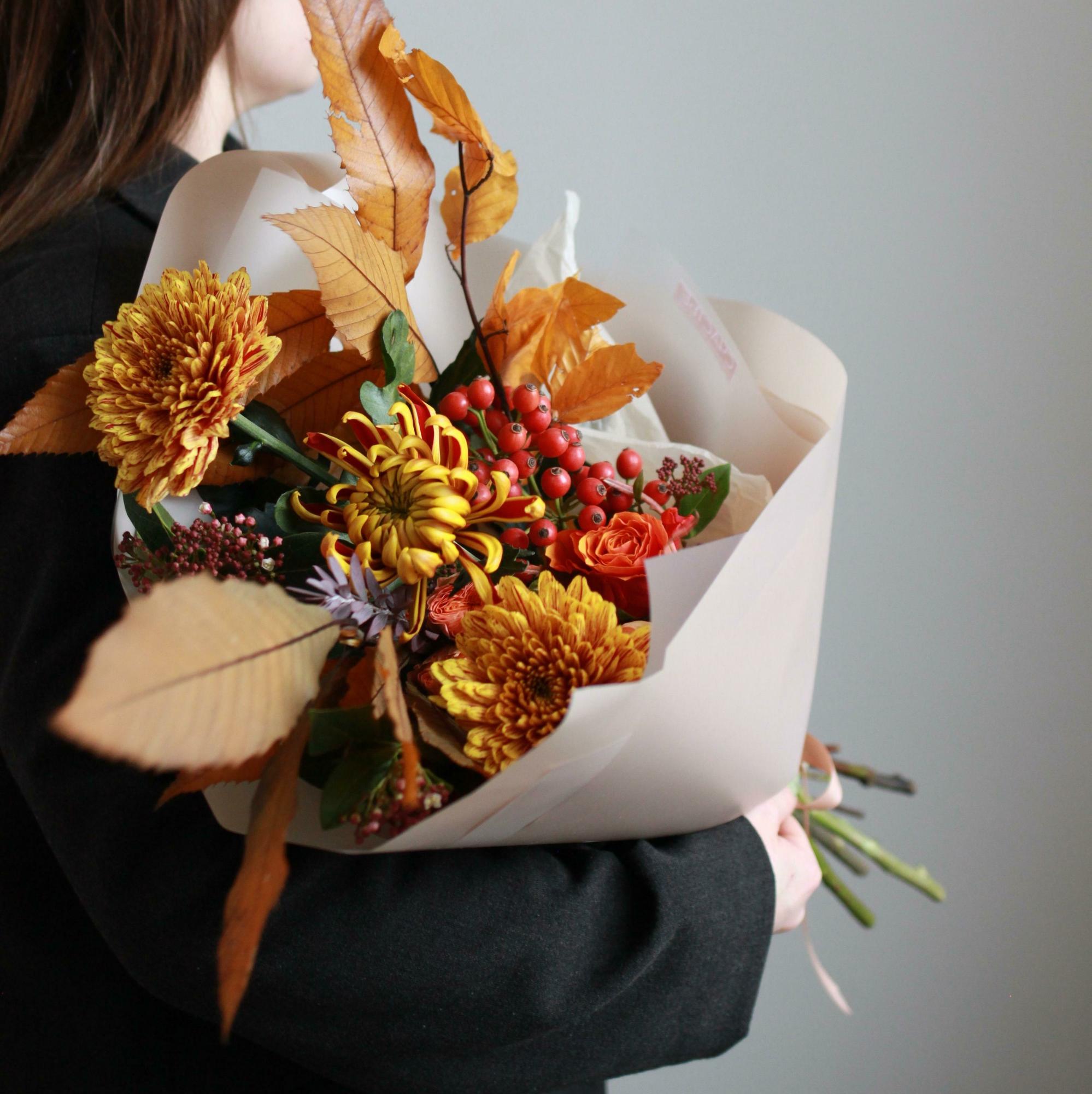 Осенняя охапка в теплой гамме