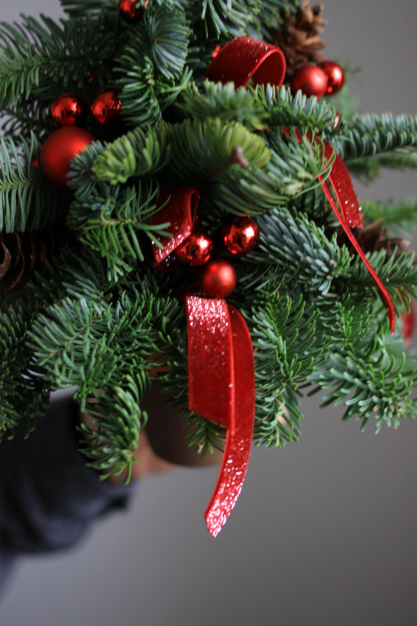 Елочка в красной гамме mini