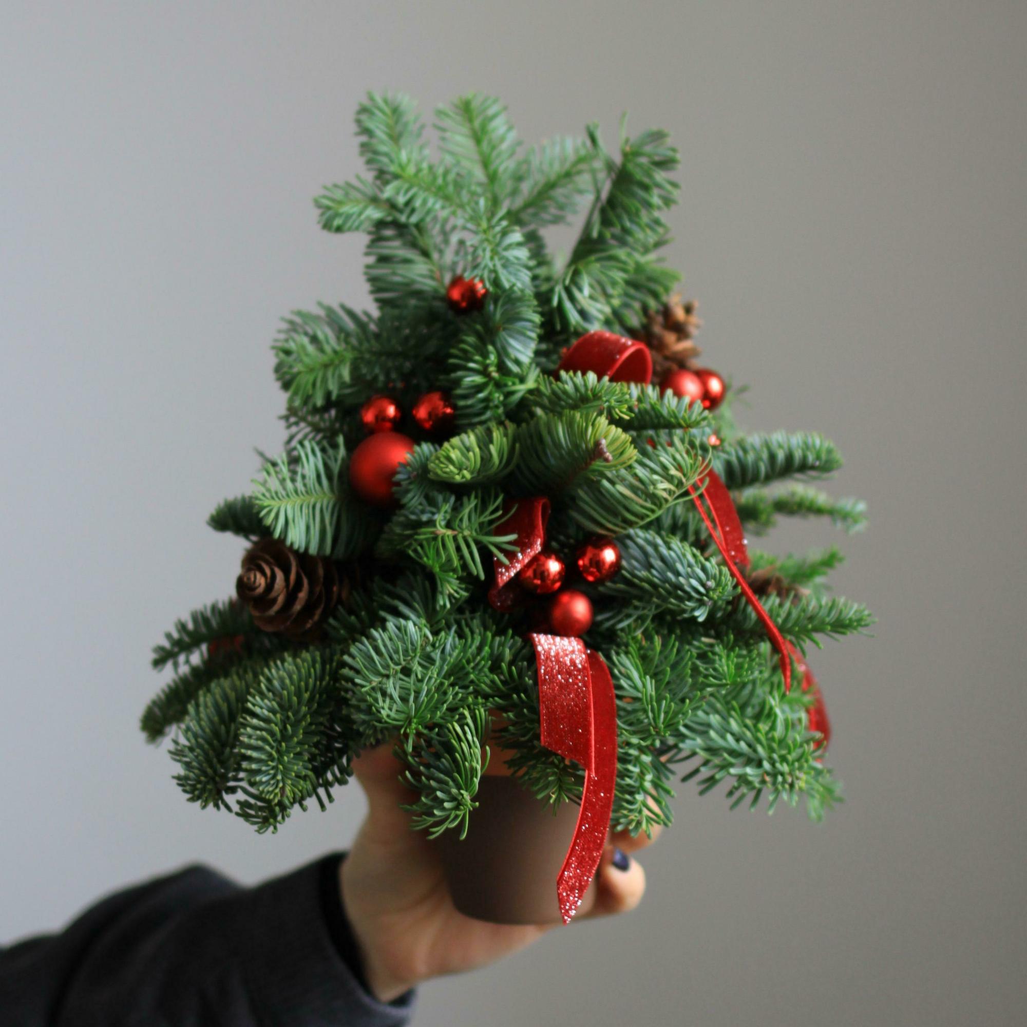 Елочка в красной гамме mini