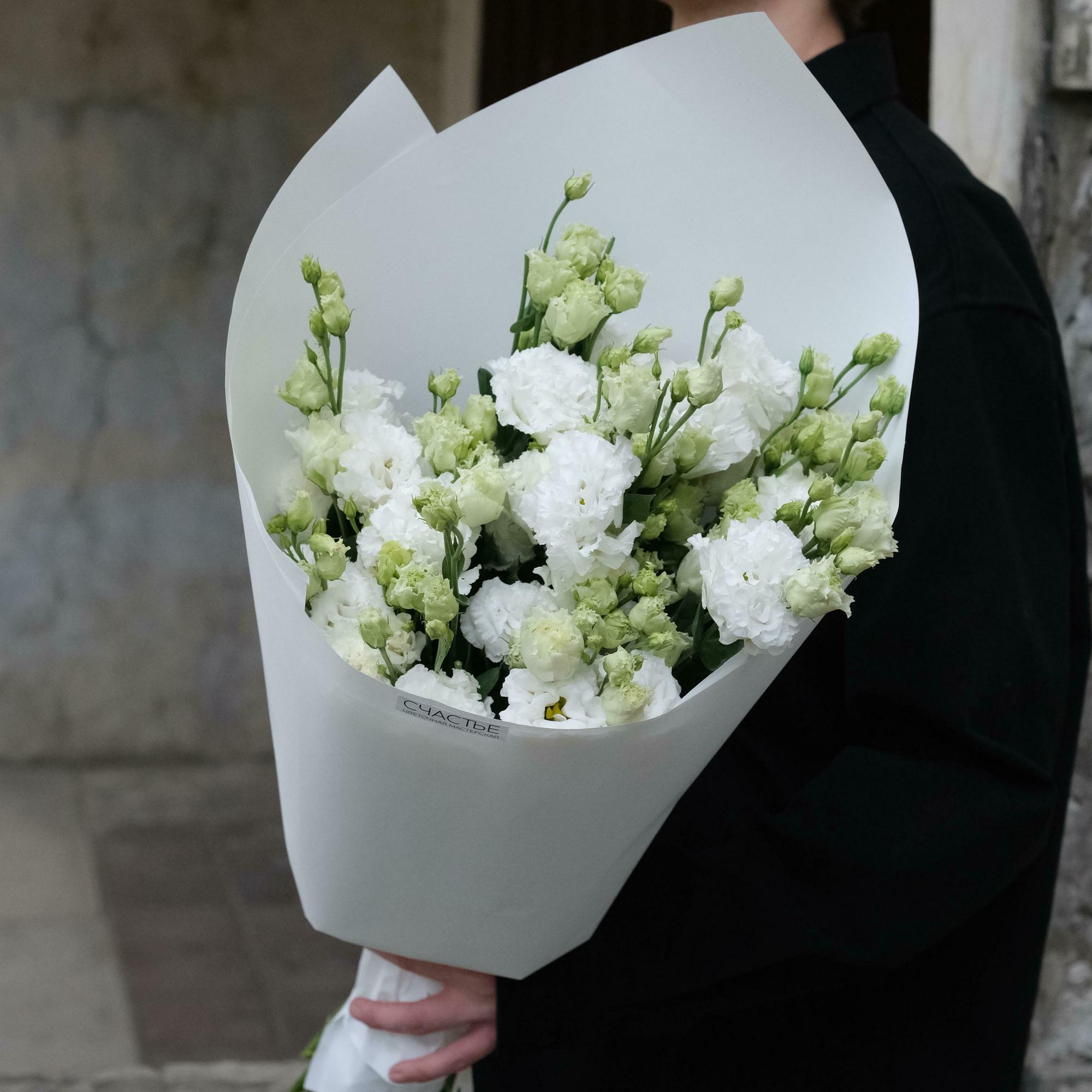 Монобукет эустомы