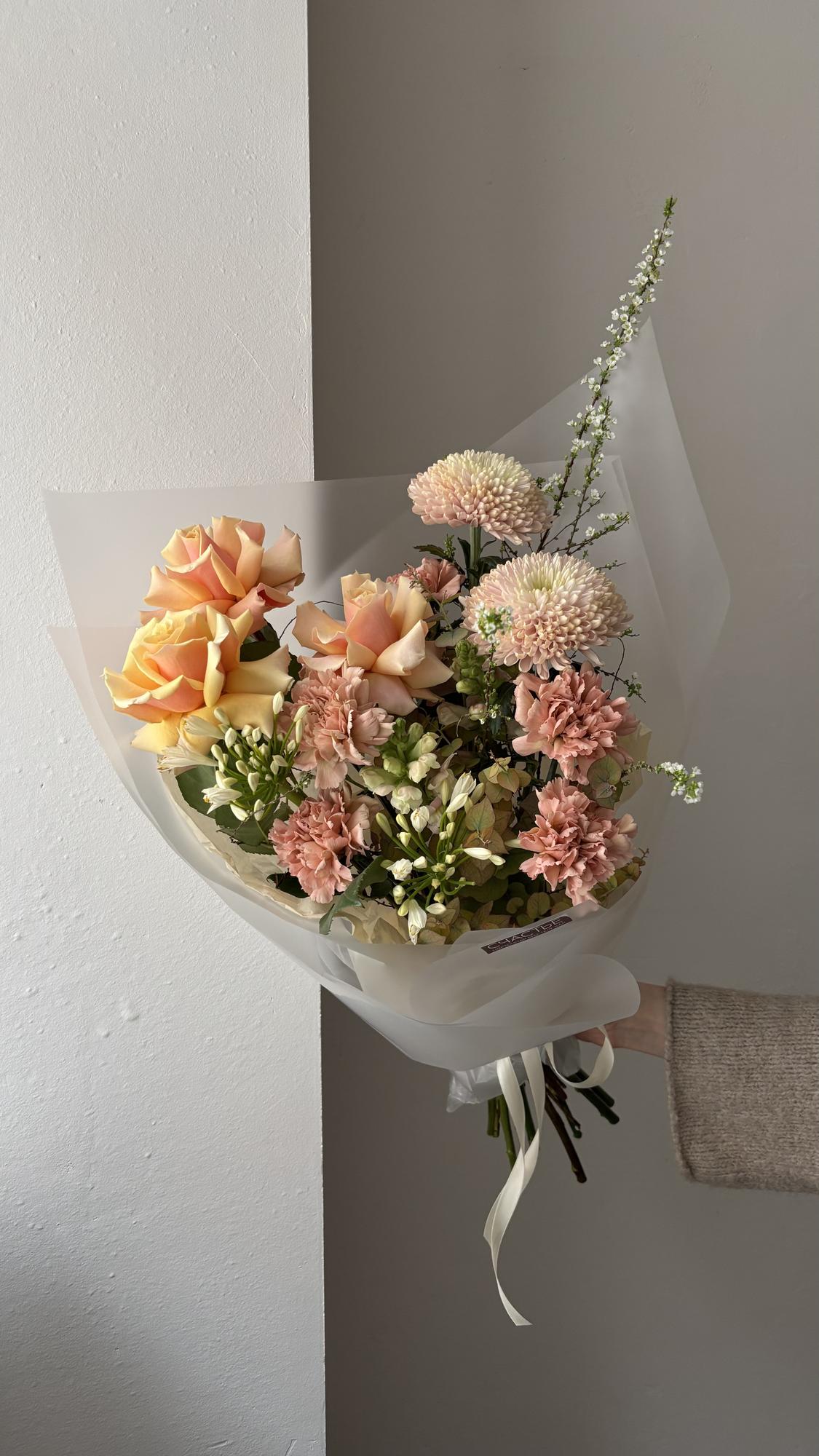 Персиковый букет