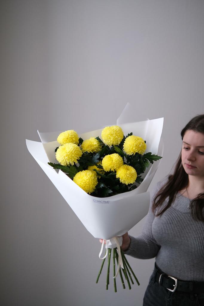 Моно из сезонных хризантем