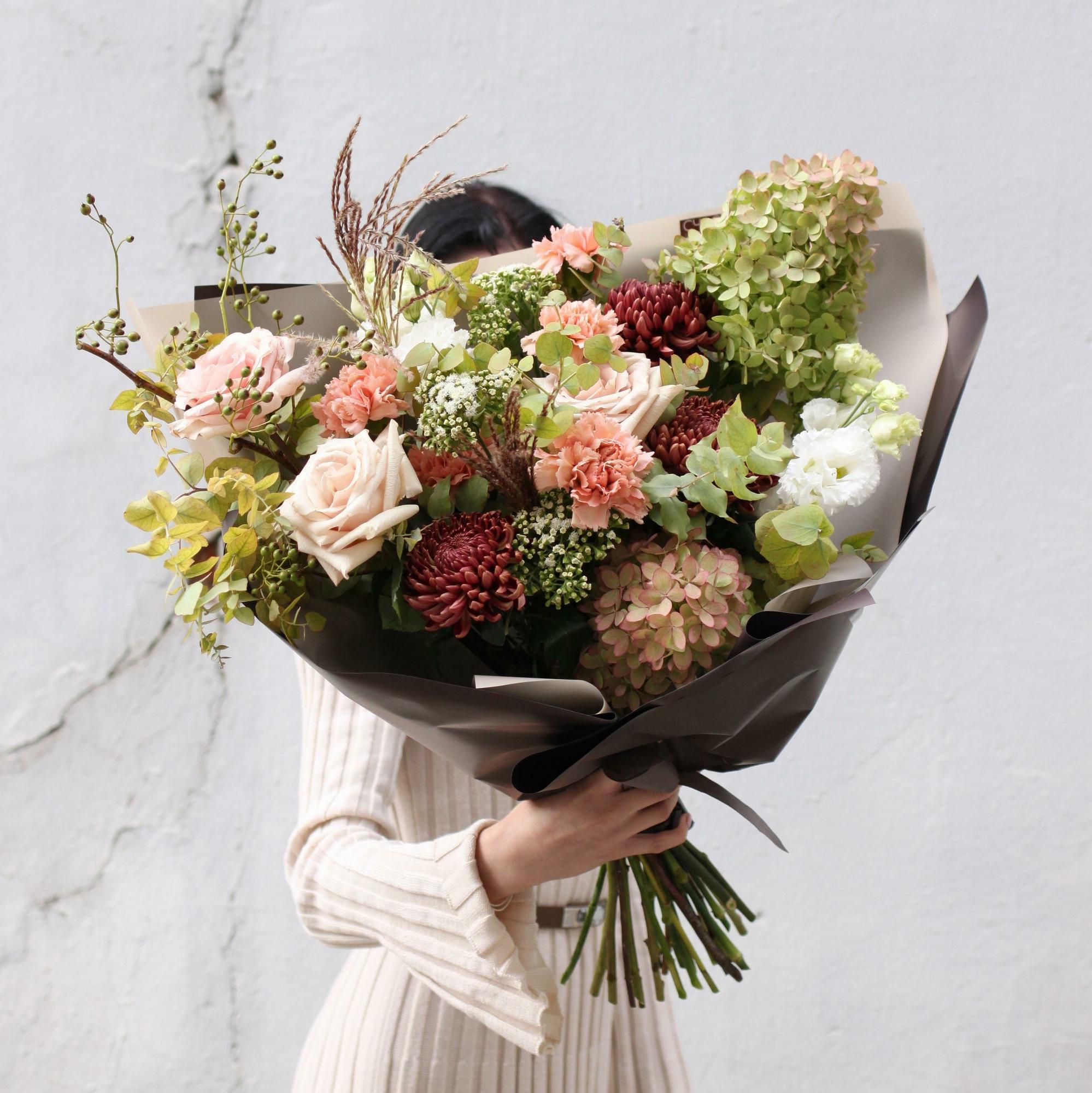 Букет Вечерний румянец maxi