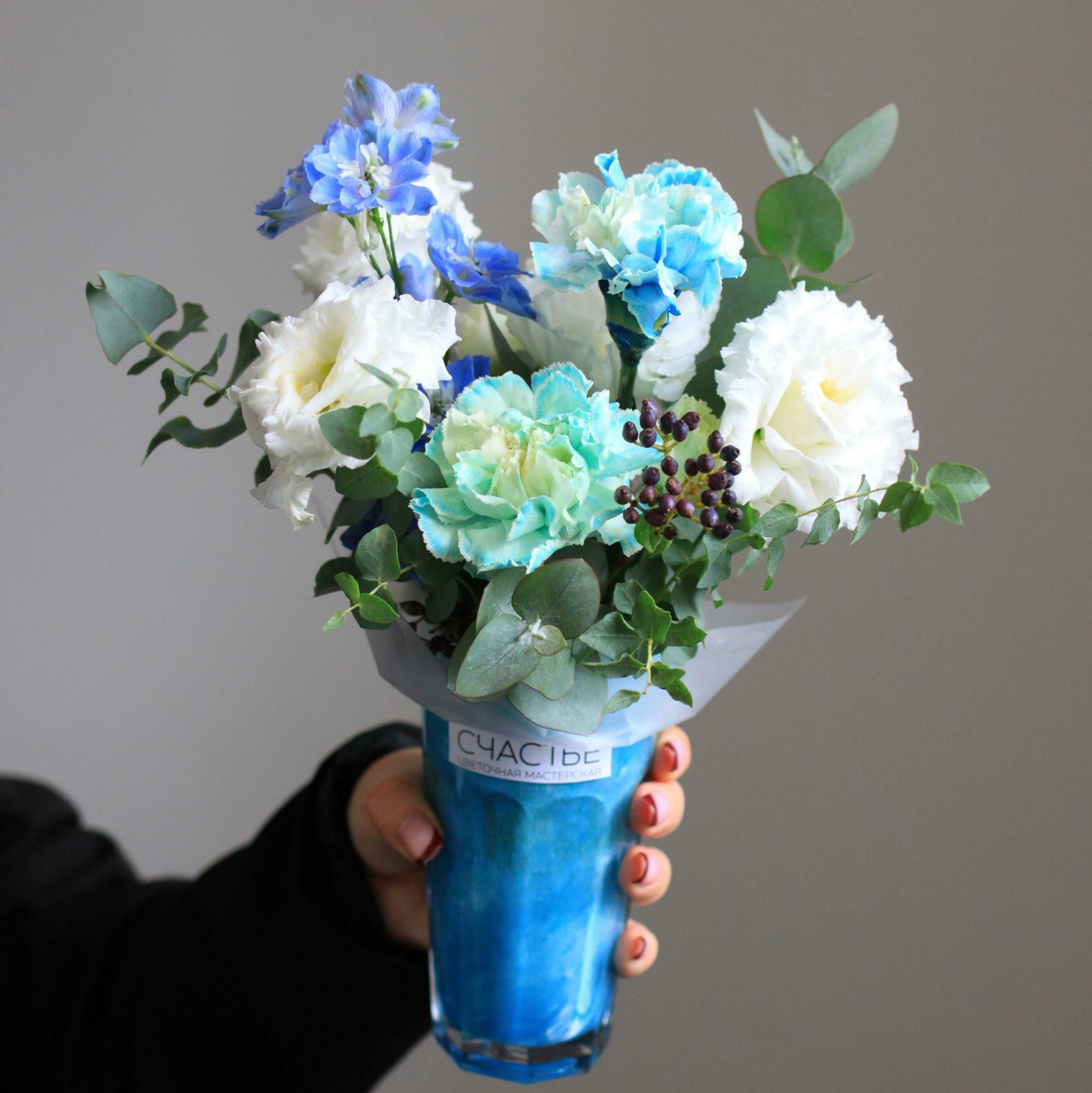 Цветочный стакан Среди волн