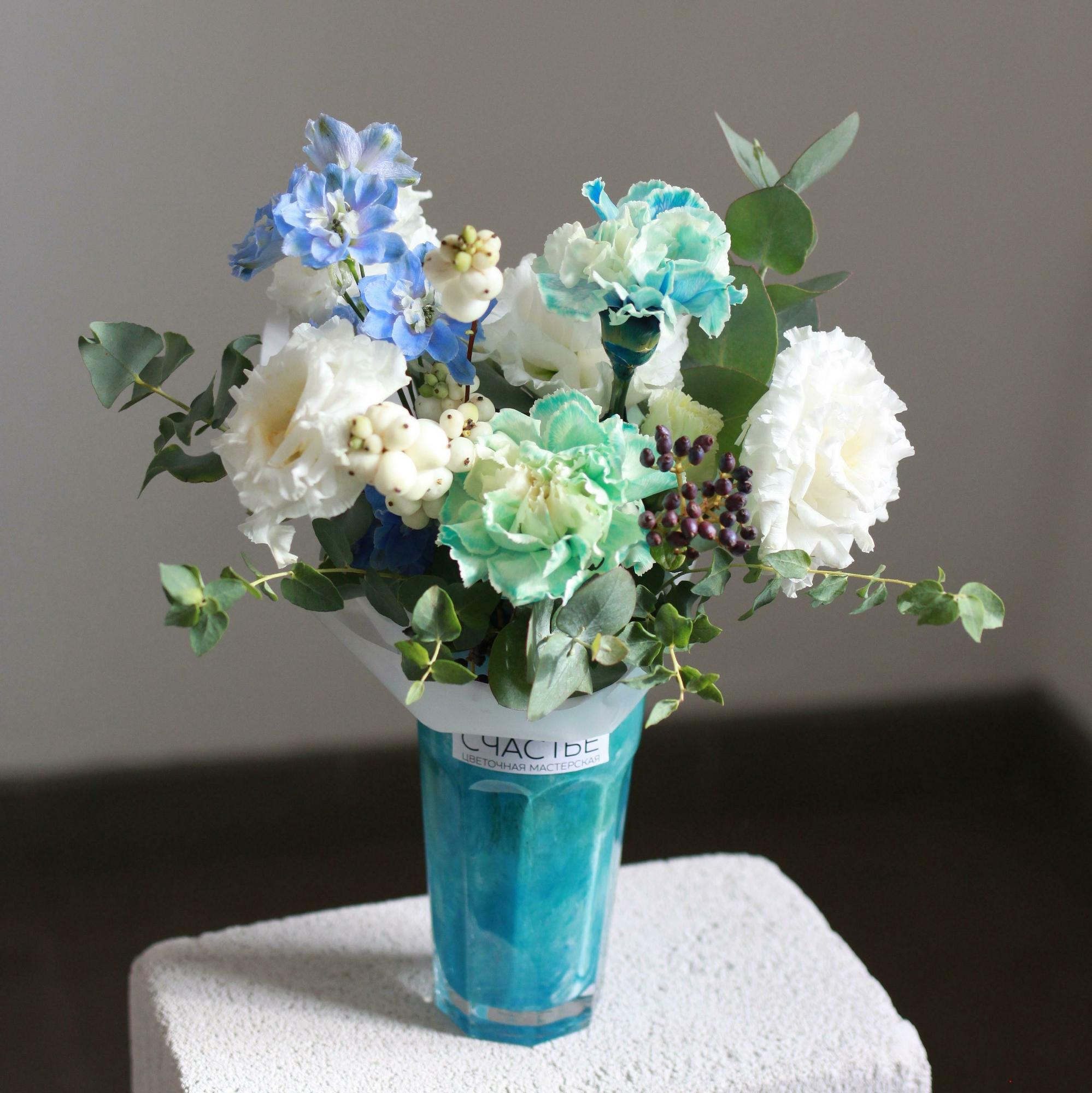 Цветочный стакан Среди волн