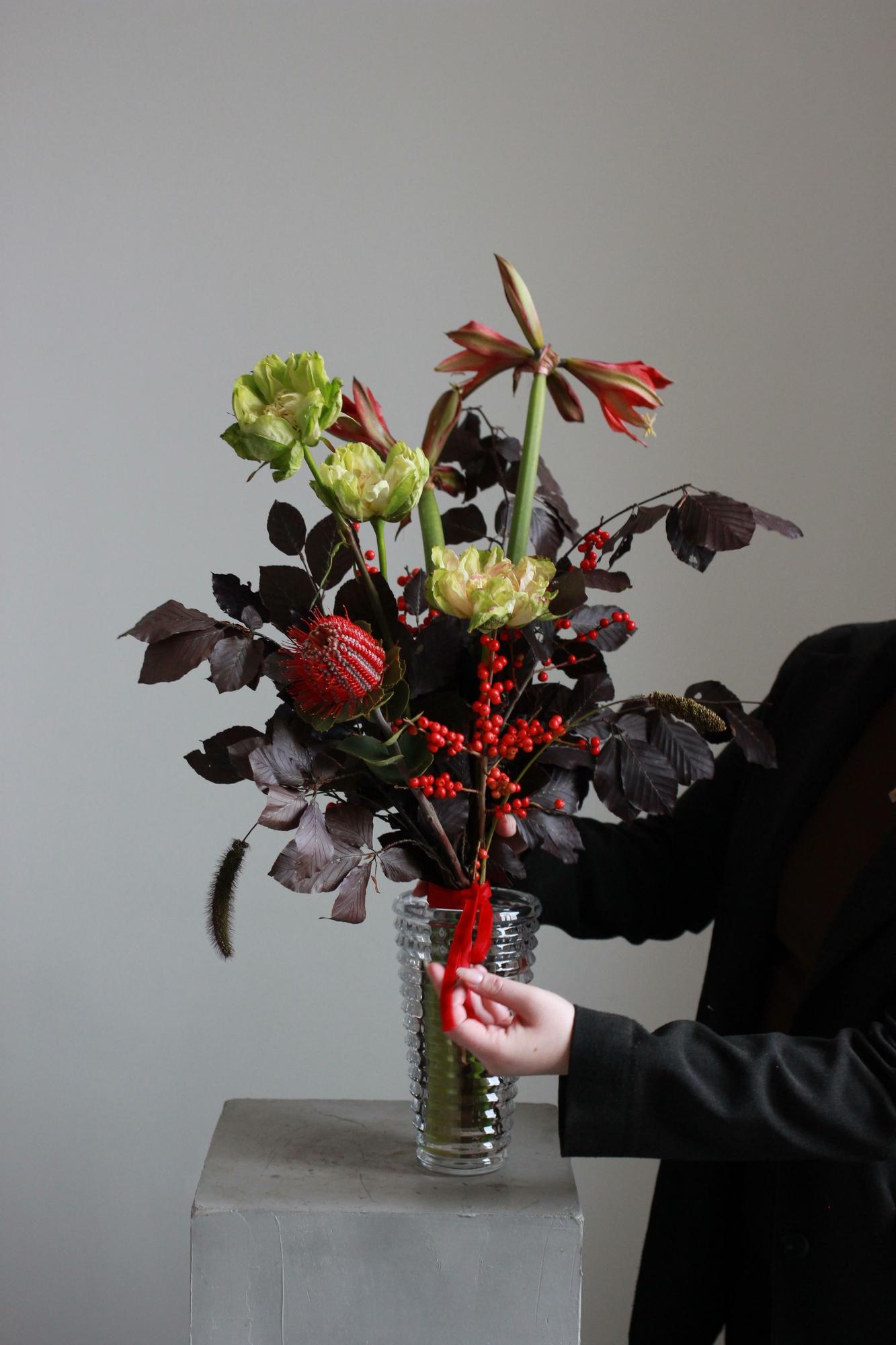 Букет для интерьера с банксией