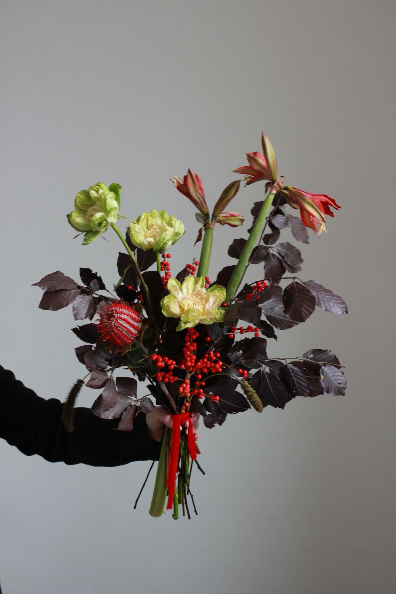 Букет для интерьера с банксией