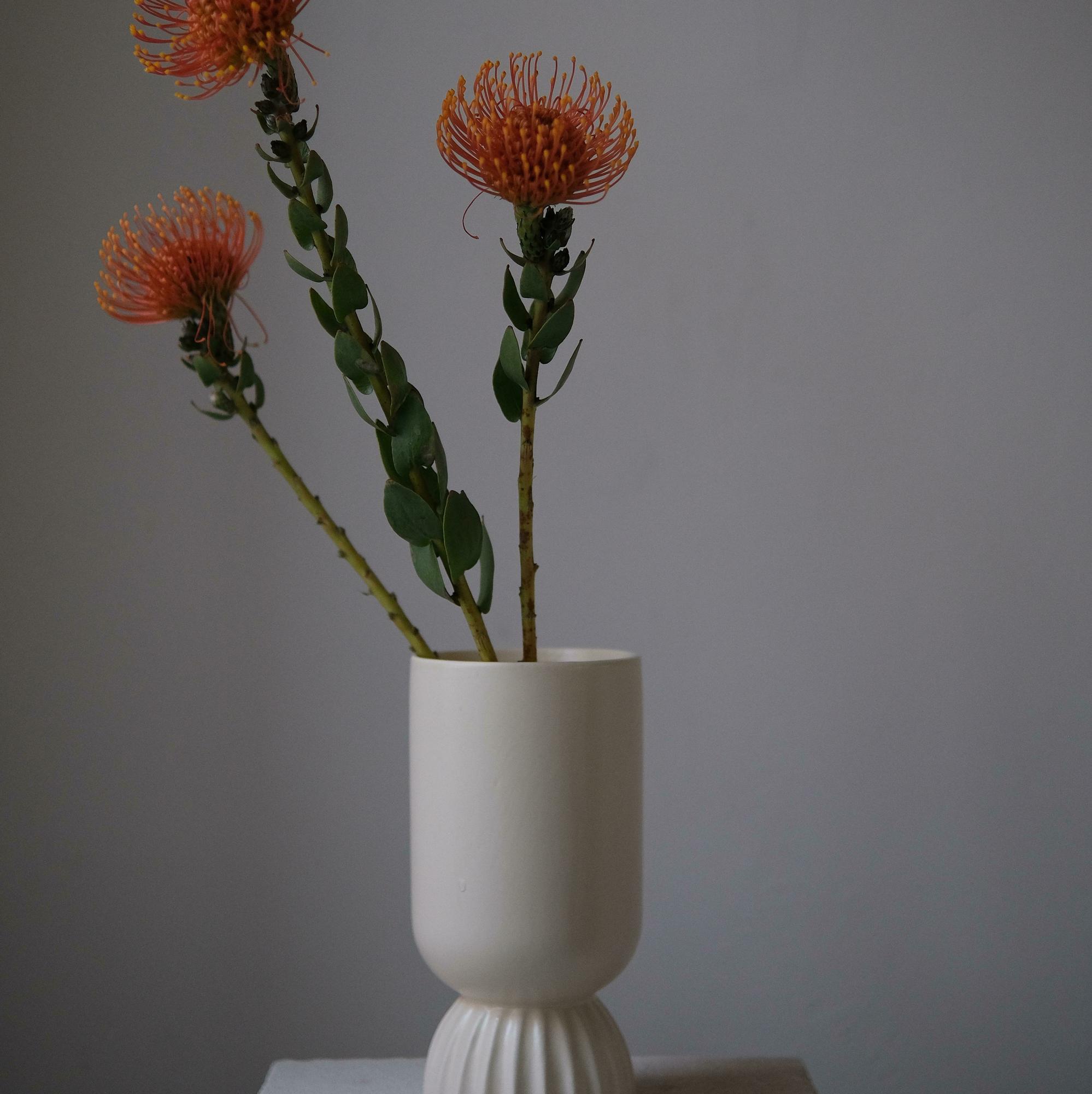 Ваза керамическая молочная