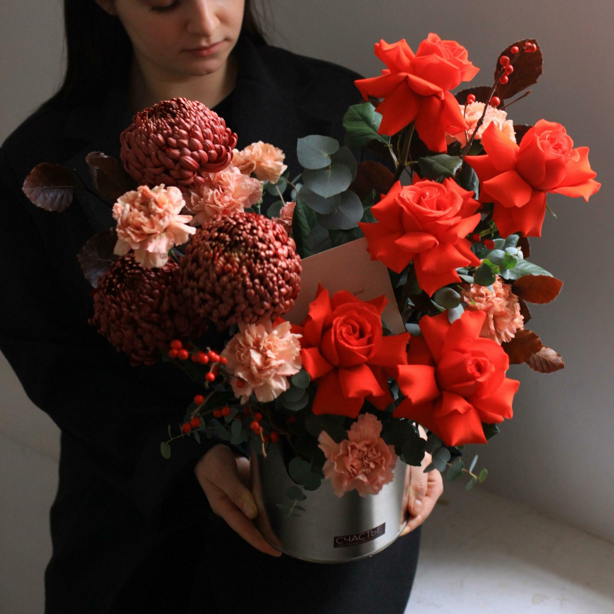 Композиция Винная с акцентом  в размере L