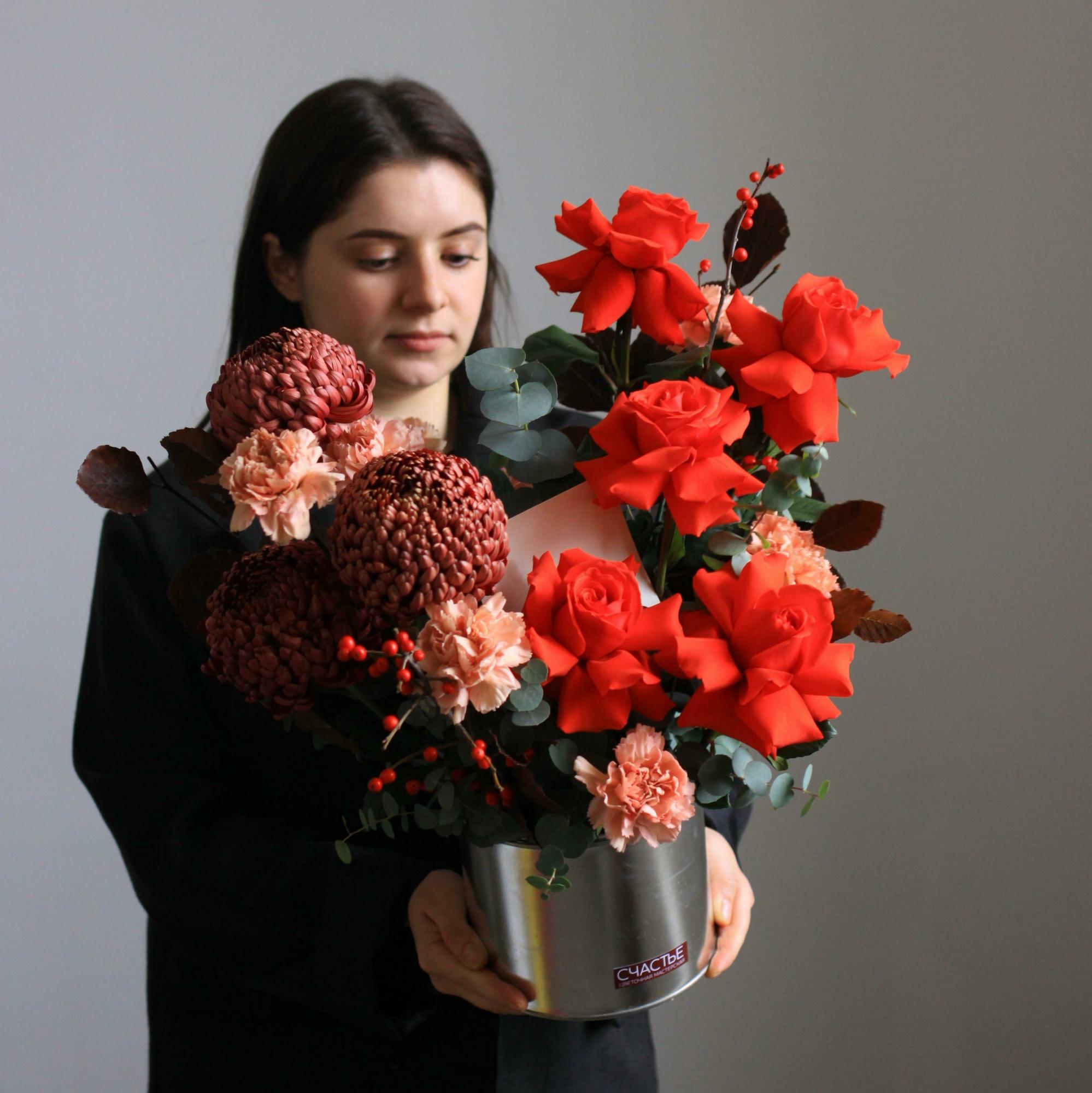 Композиция Винная с акцентом  в размере L