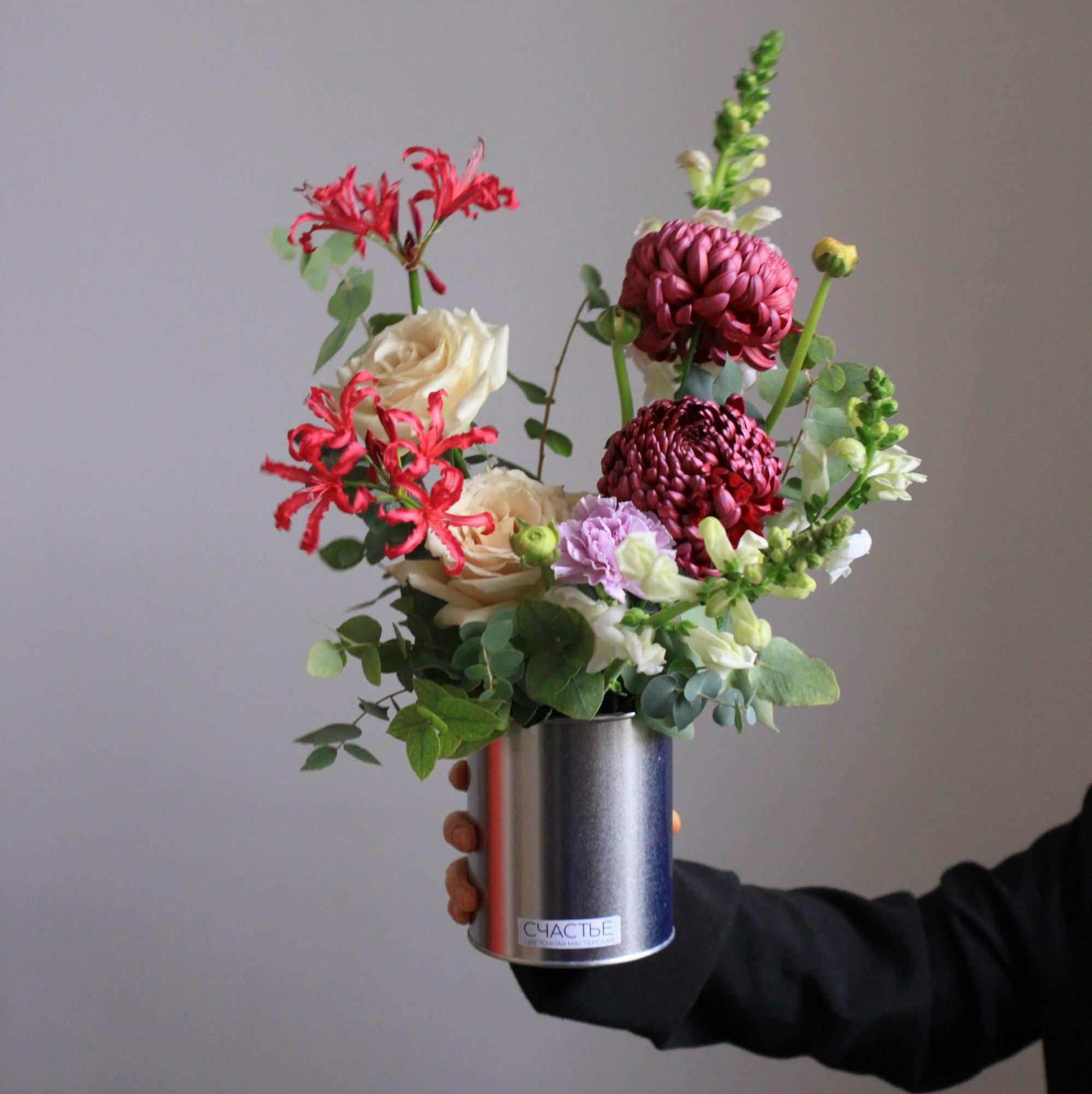 Композиция Черника с молоком