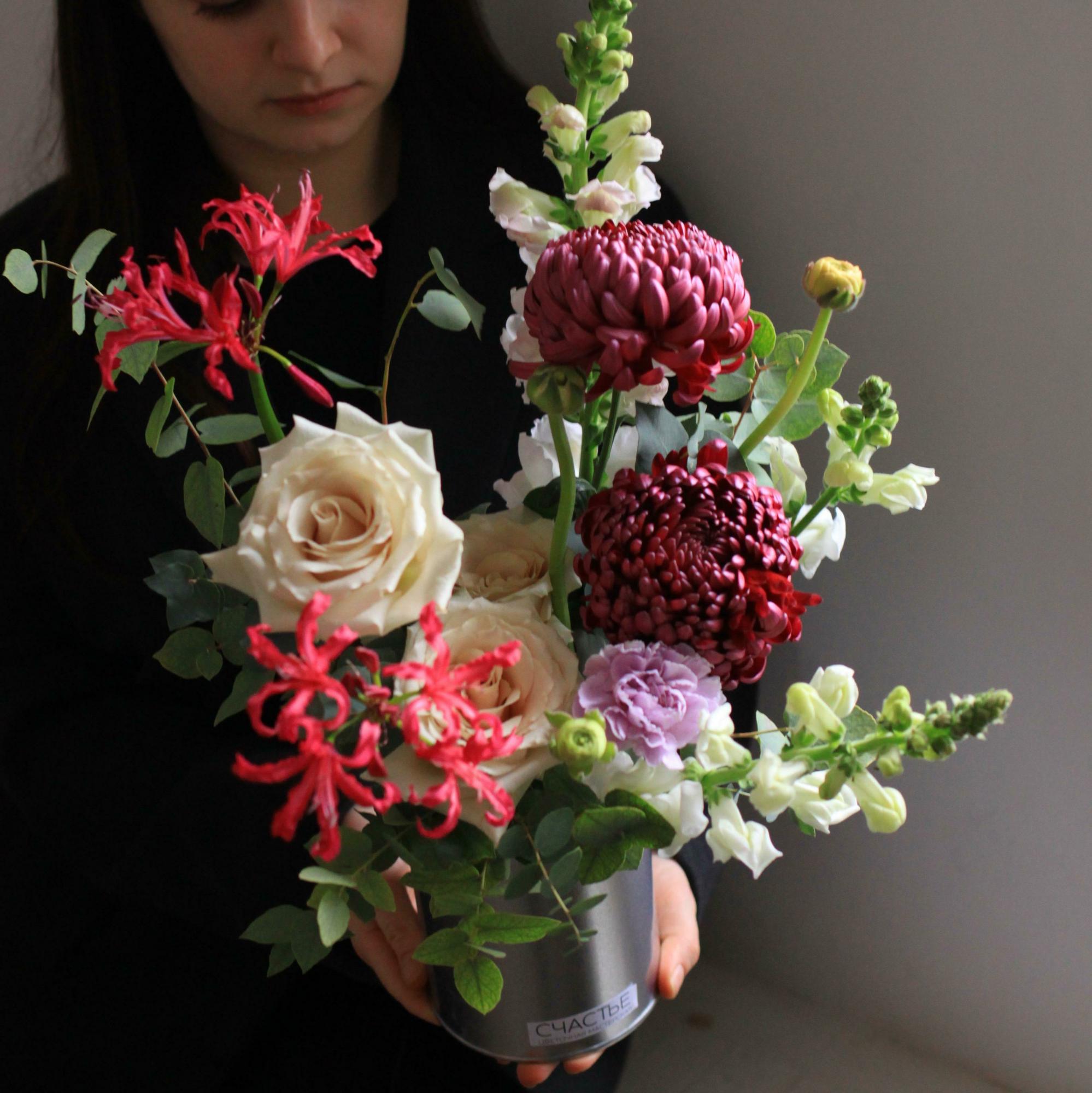 Композиция Черника с молоком