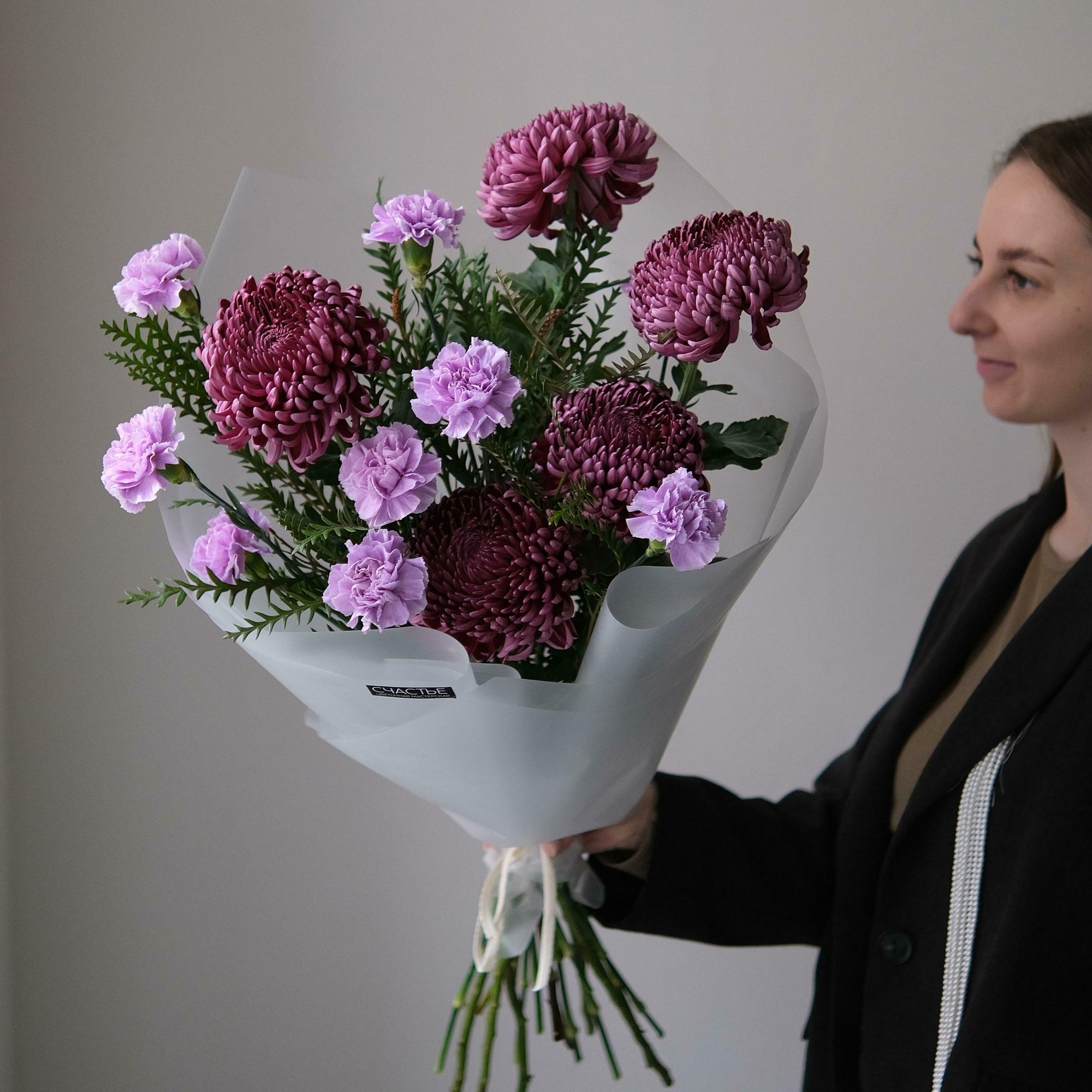 Черничный дуобукет