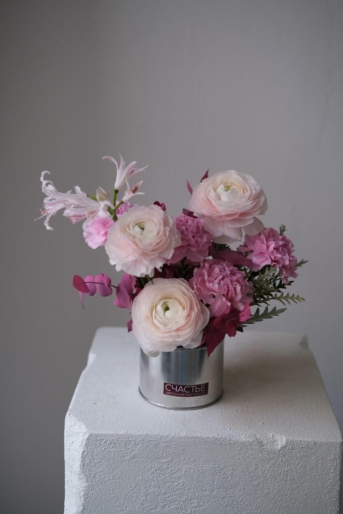 Металлическая банка Нежность