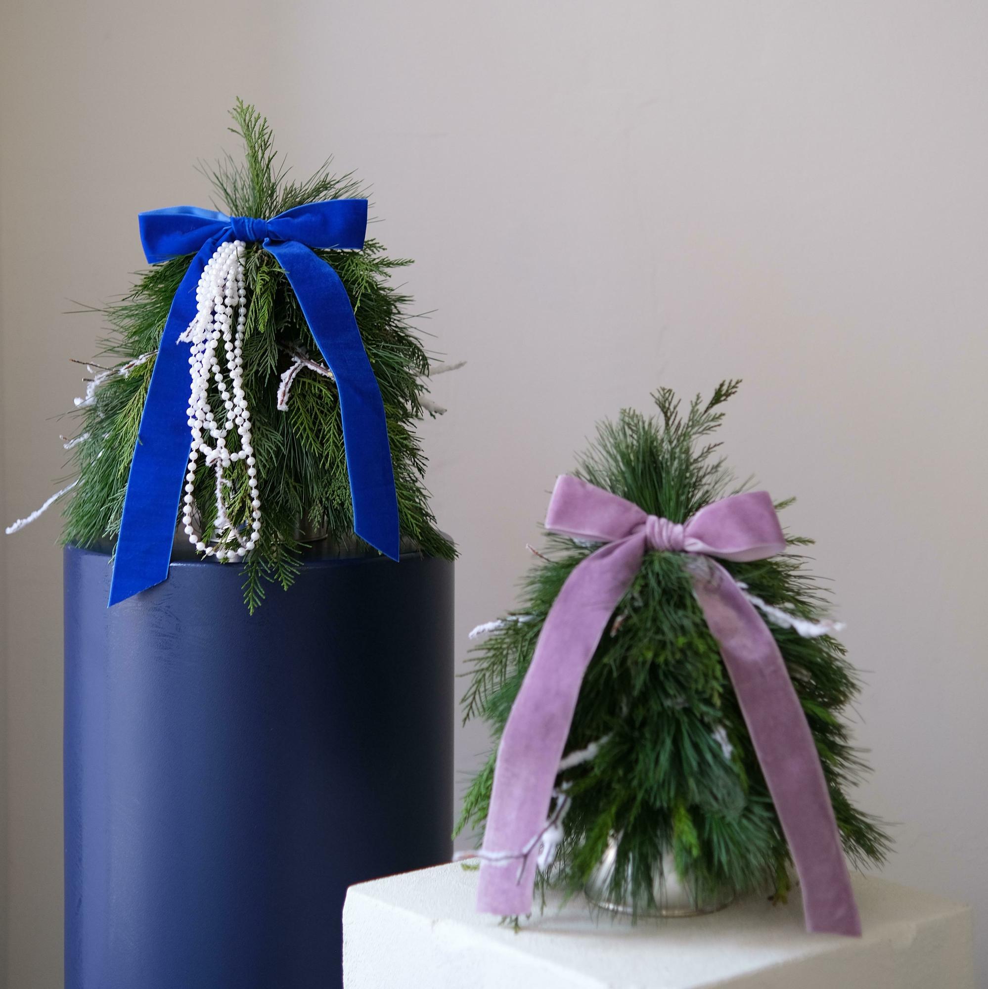 Елочка с бантом 35 см